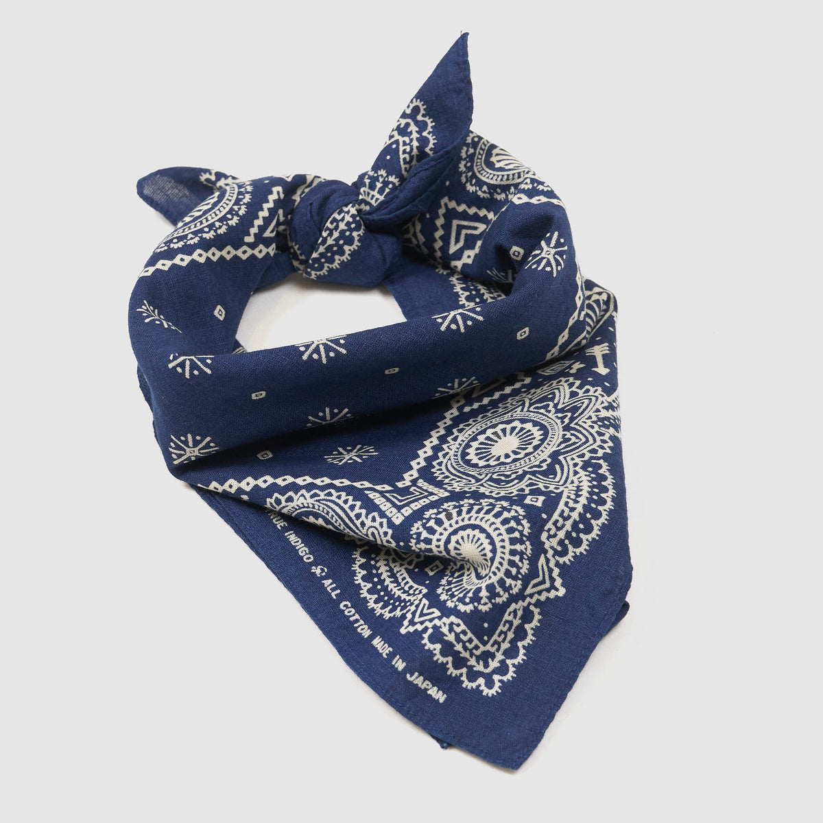Bandana in cotone a POIS - blu - Colombo Milano Since 1911 Bandana in cotone a POIS - blu - Colombo Milano Since 1911