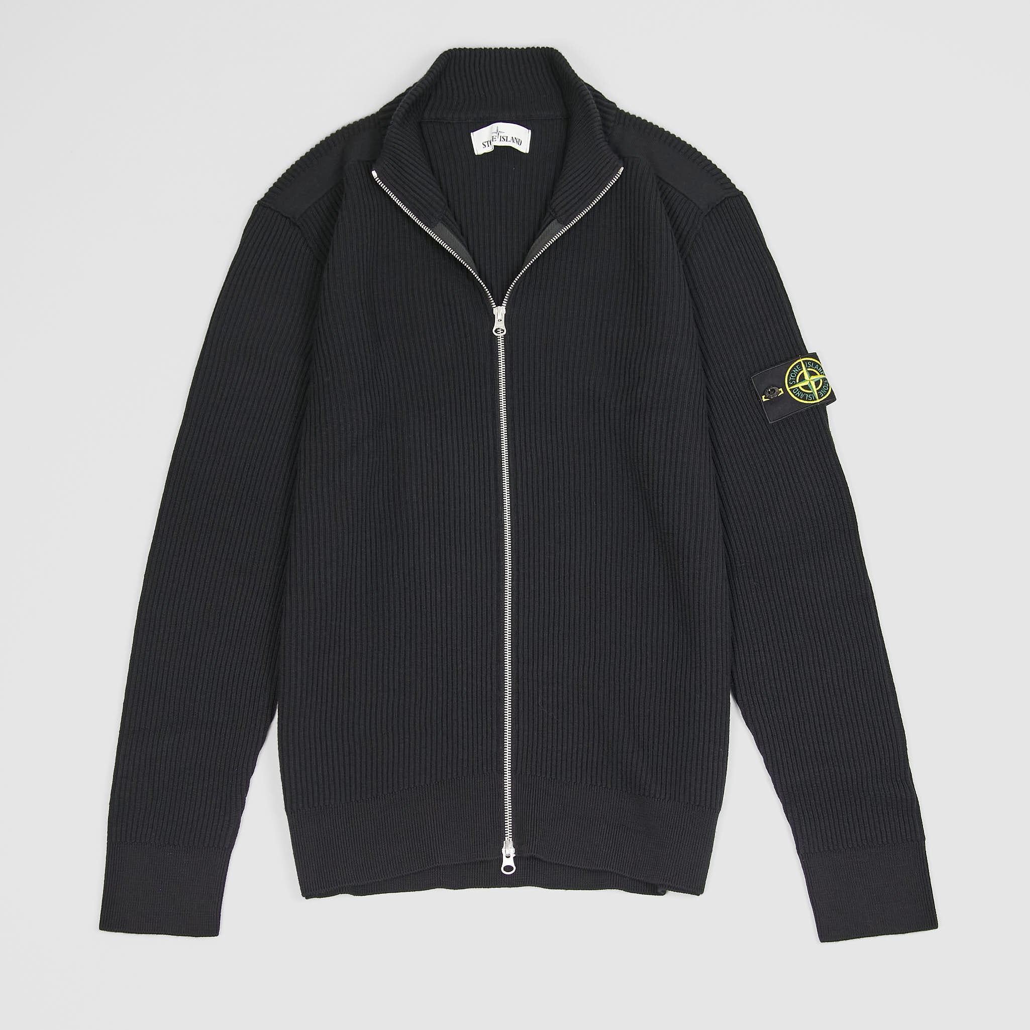 Stone island zip up cardigan shop