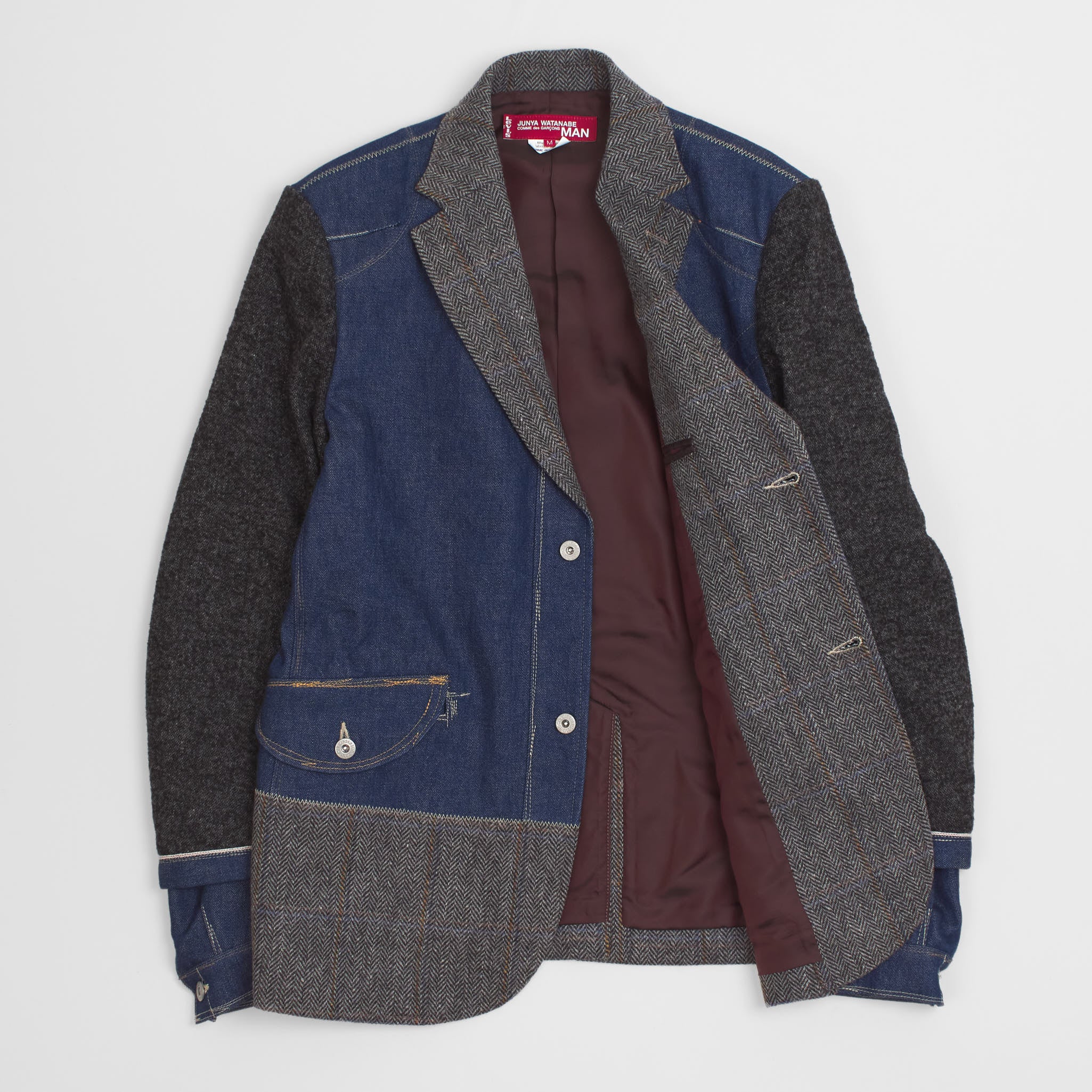 Junya Watanabe comme des garçons x Levis Patchwork Blazer - DeeCee