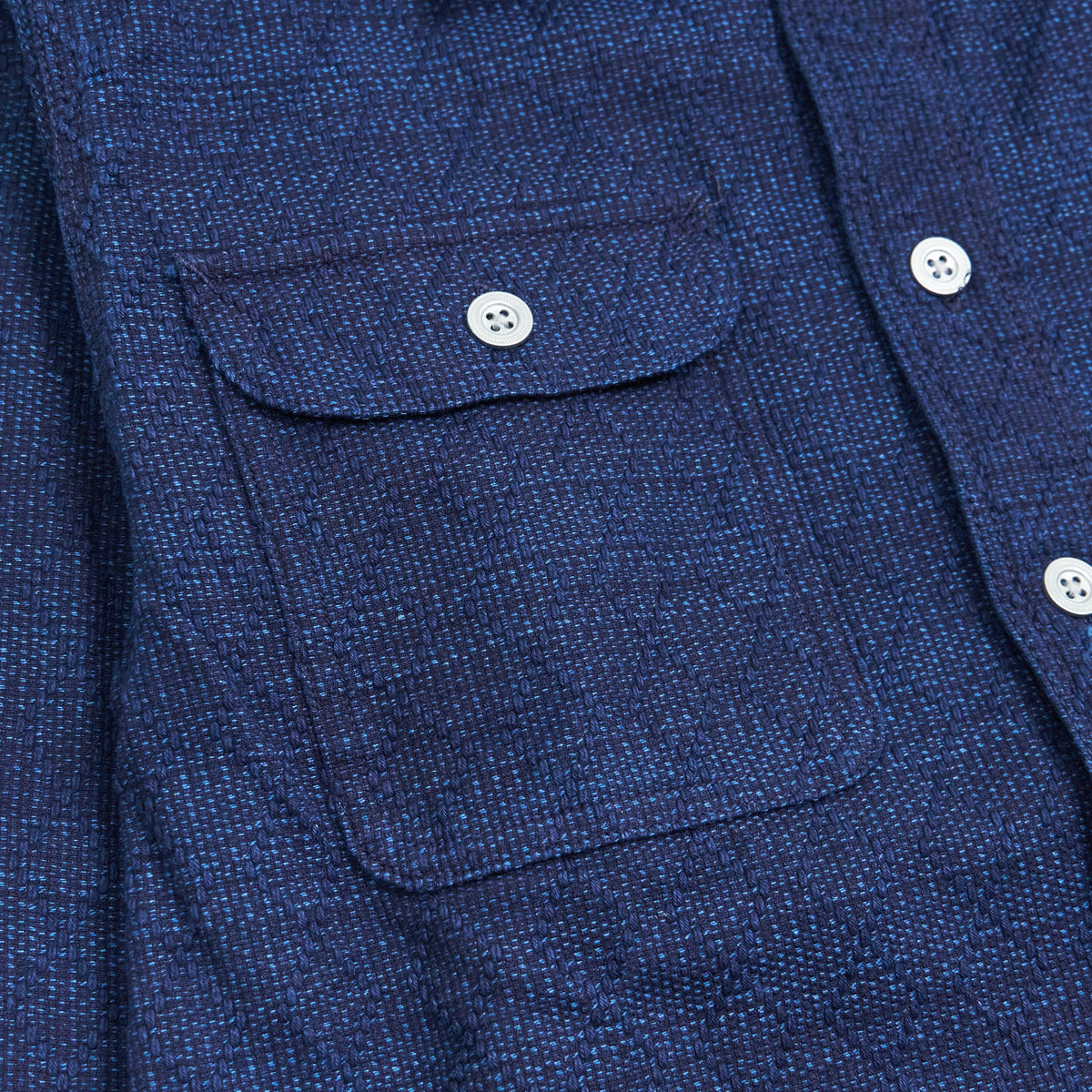 Samurai Jeans Indigo Cotton Overshirt
