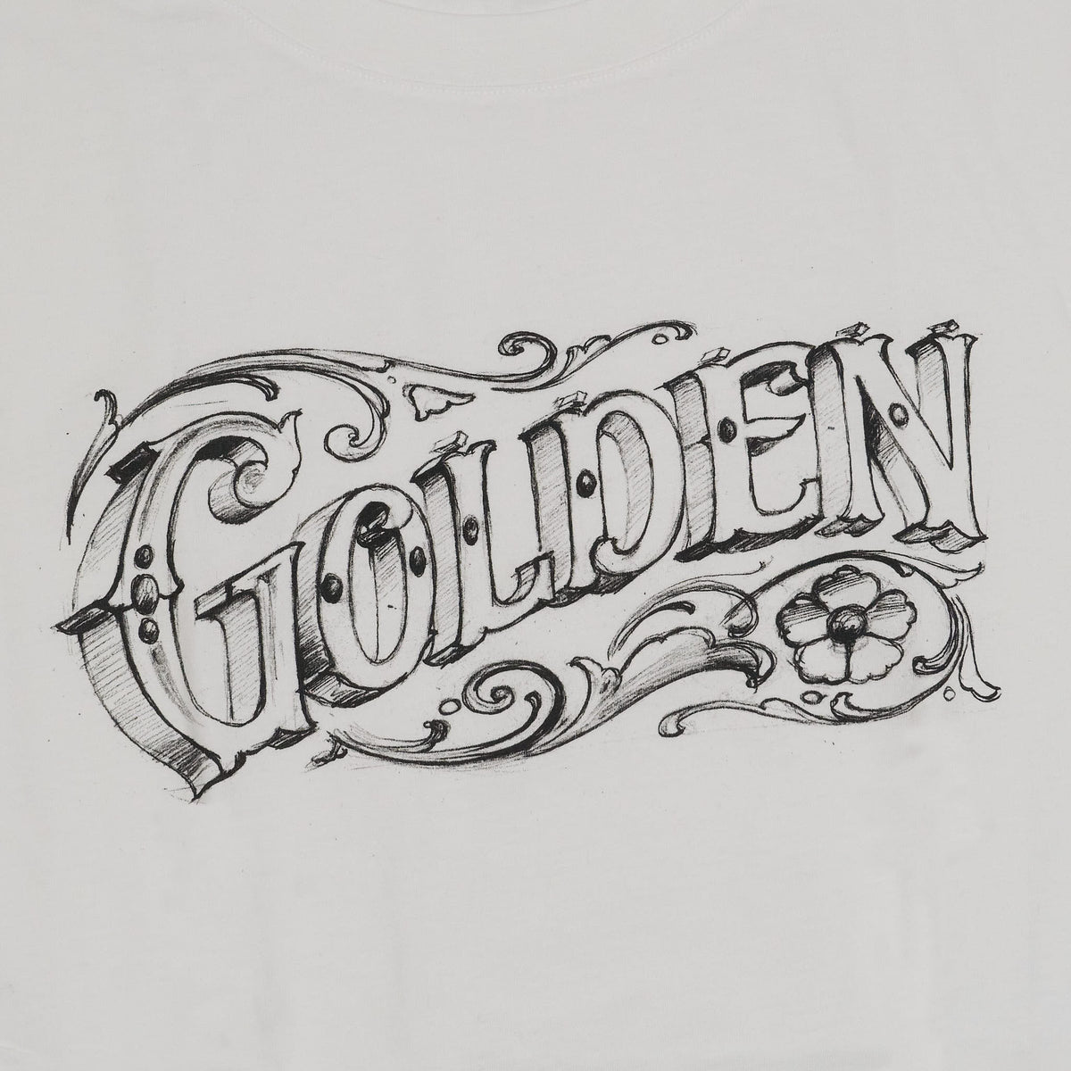 Golden Goose Lettering Crew Neck Short Sleeves T-Shirt
