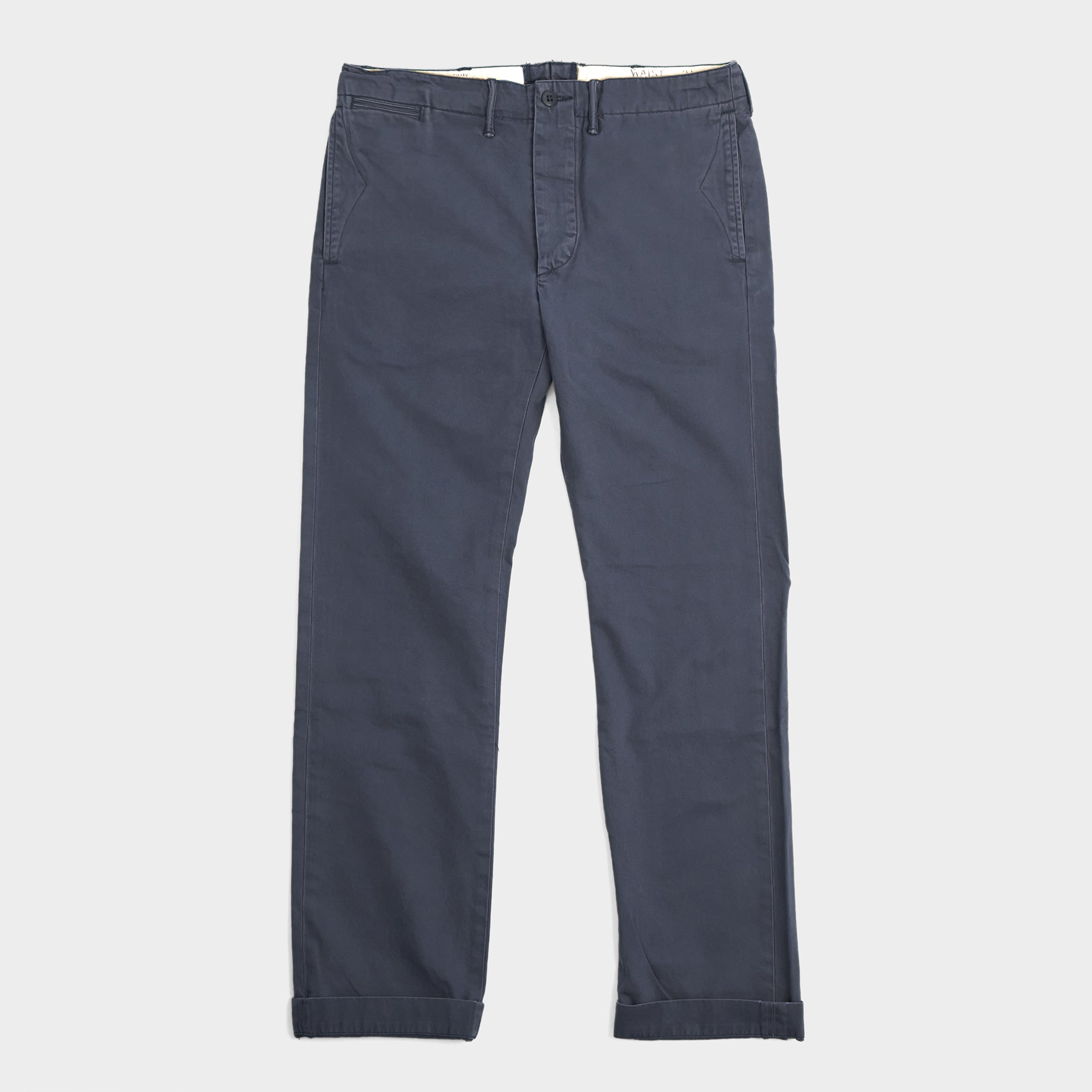 Double RL『COTTON OFFICER’S CHINO』(NAVY) Double RL『COTTON OFFICER'S CHINO』(NAVY) – Reggieshop