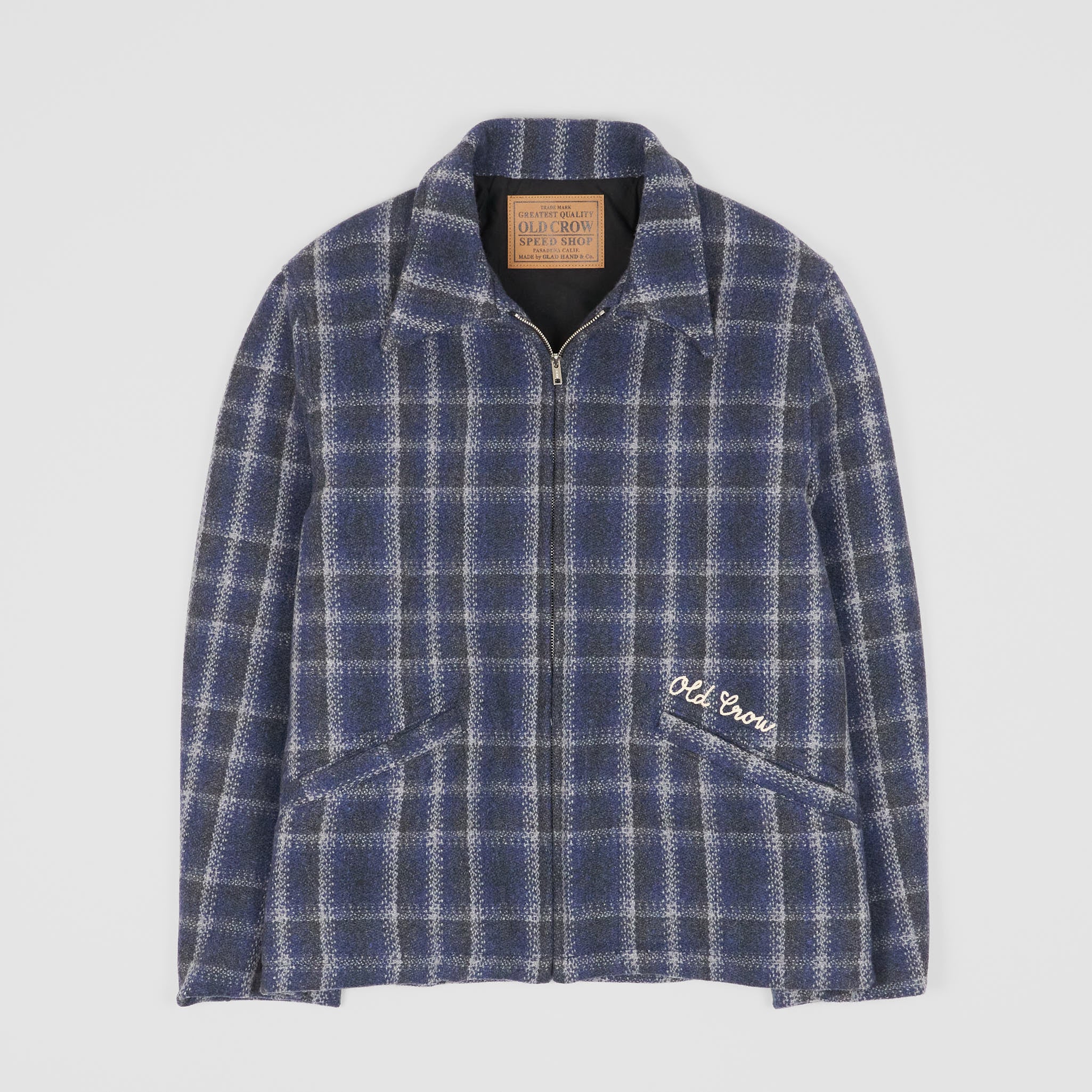 Old Crow Speed Shop by Glad Hand & Co. Sports Plaid Jacket