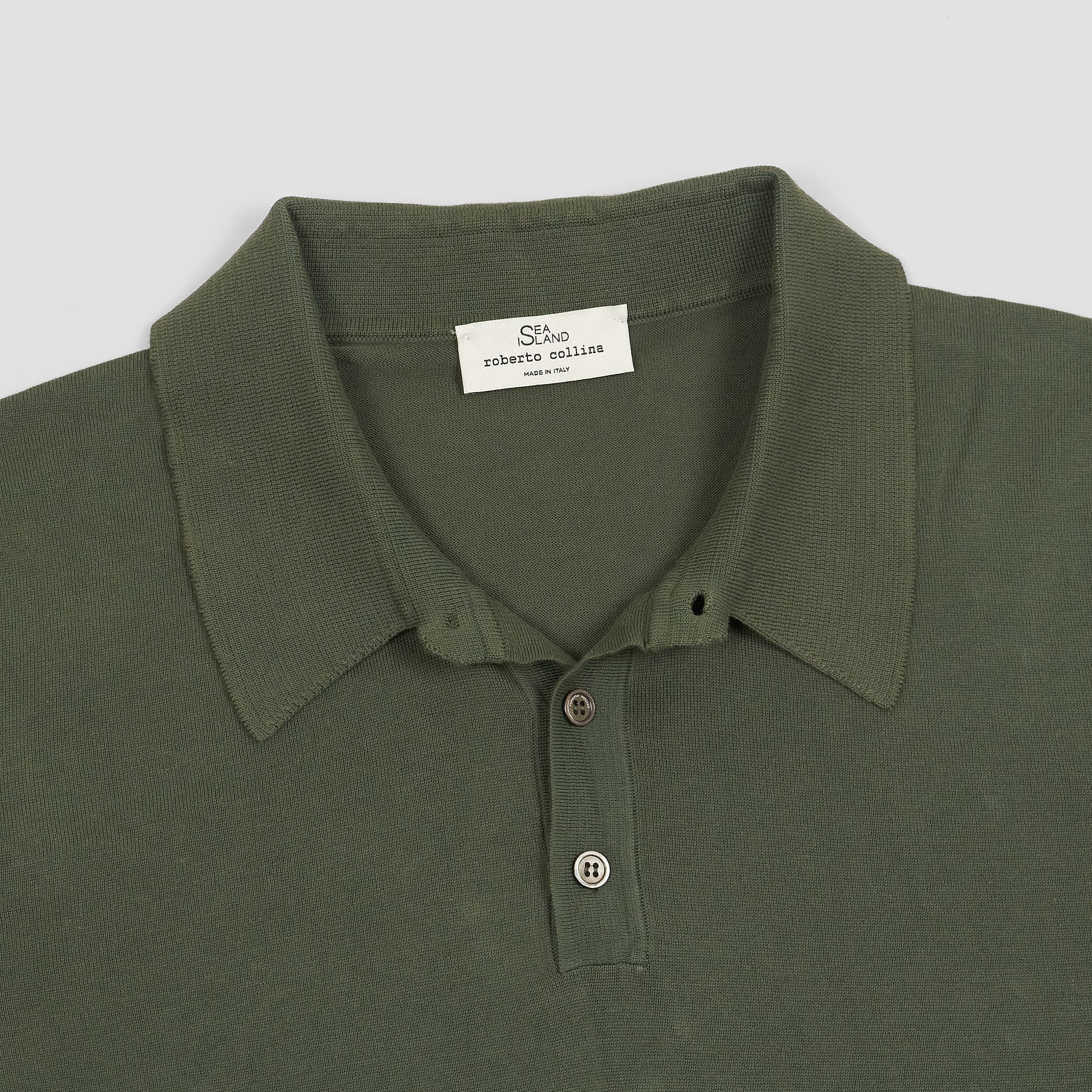 Roberto Collina Long Sleeve Polo Shirt - DeeCee style