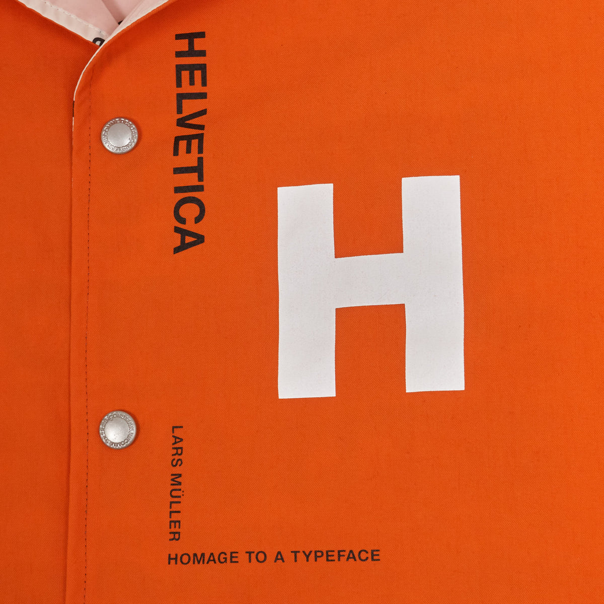 Junya Watanabe Man Helvetica - Homage To A Typeface Reversible Coach Jacket