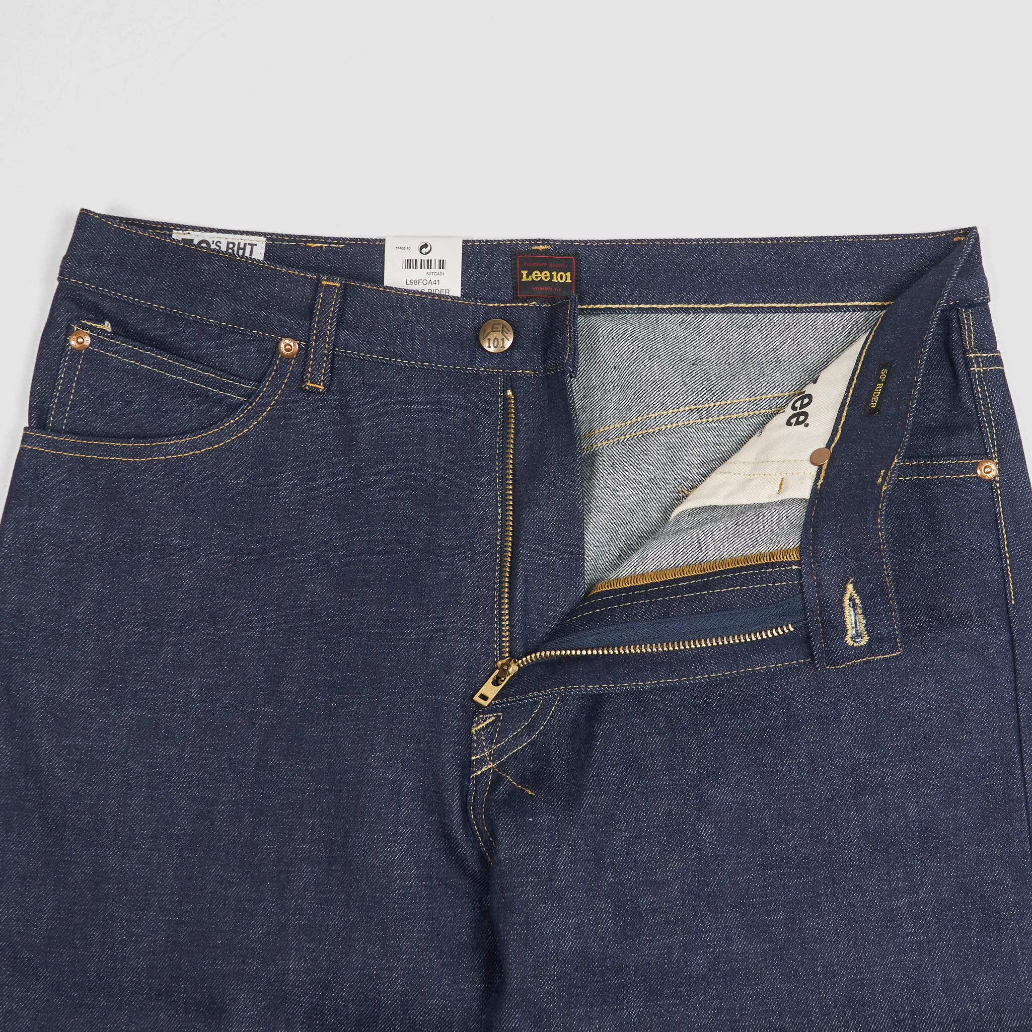 Lee 101 50s riders on sale denim jeans selvedge