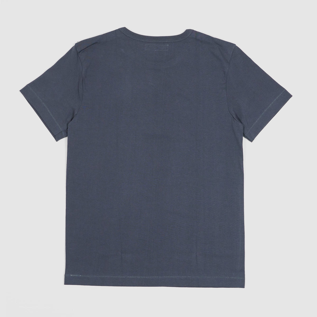 Merz b.Schwanen Soft Organic Cotton Loop Wheeler Short Sleeves T-Shirt Navy