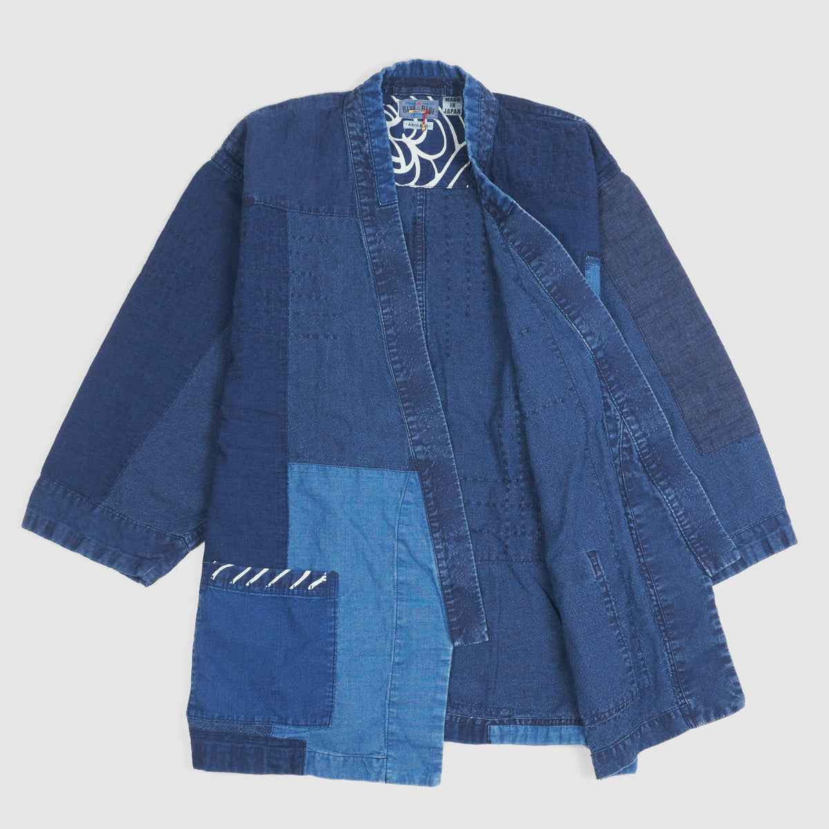 Blue Blue Japan Farmers Haori Kimono
