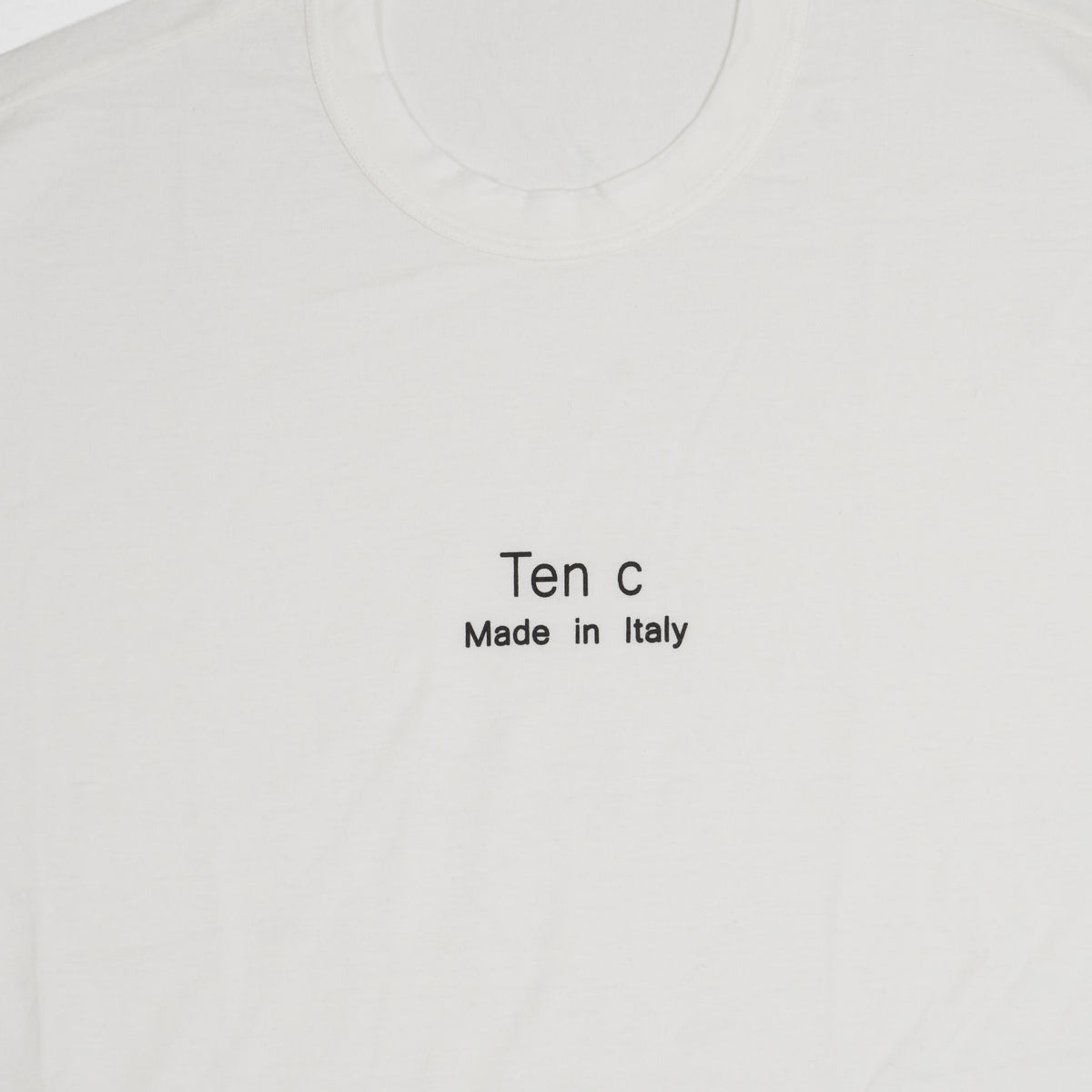 Ten c Basic Printed Crew Neck T-Shirt