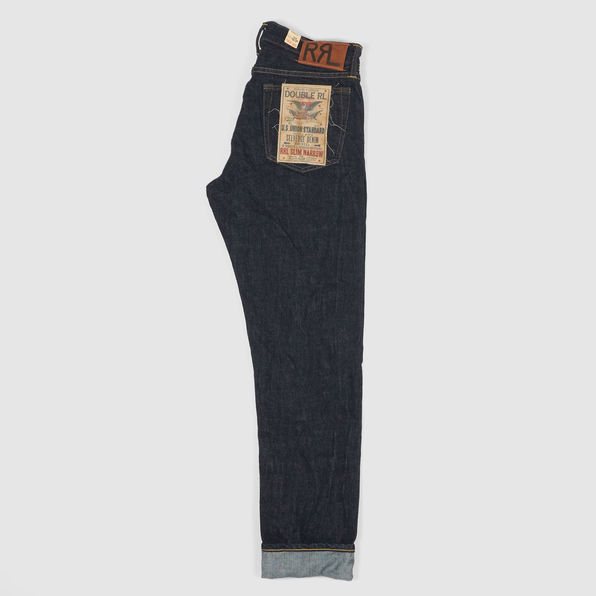 Double RL Slim Fit Narrow Selvage Jeans - DeeCee style