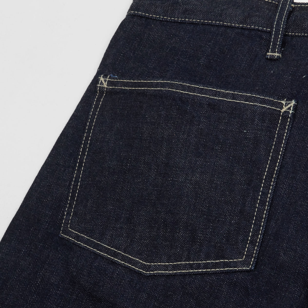 Black Sign 5-Pocket Worker Jeans Without Side Seam