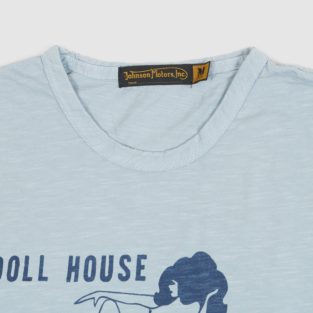 Johnson Motors Inc. Crew Neck Dollhouse T-Shirts