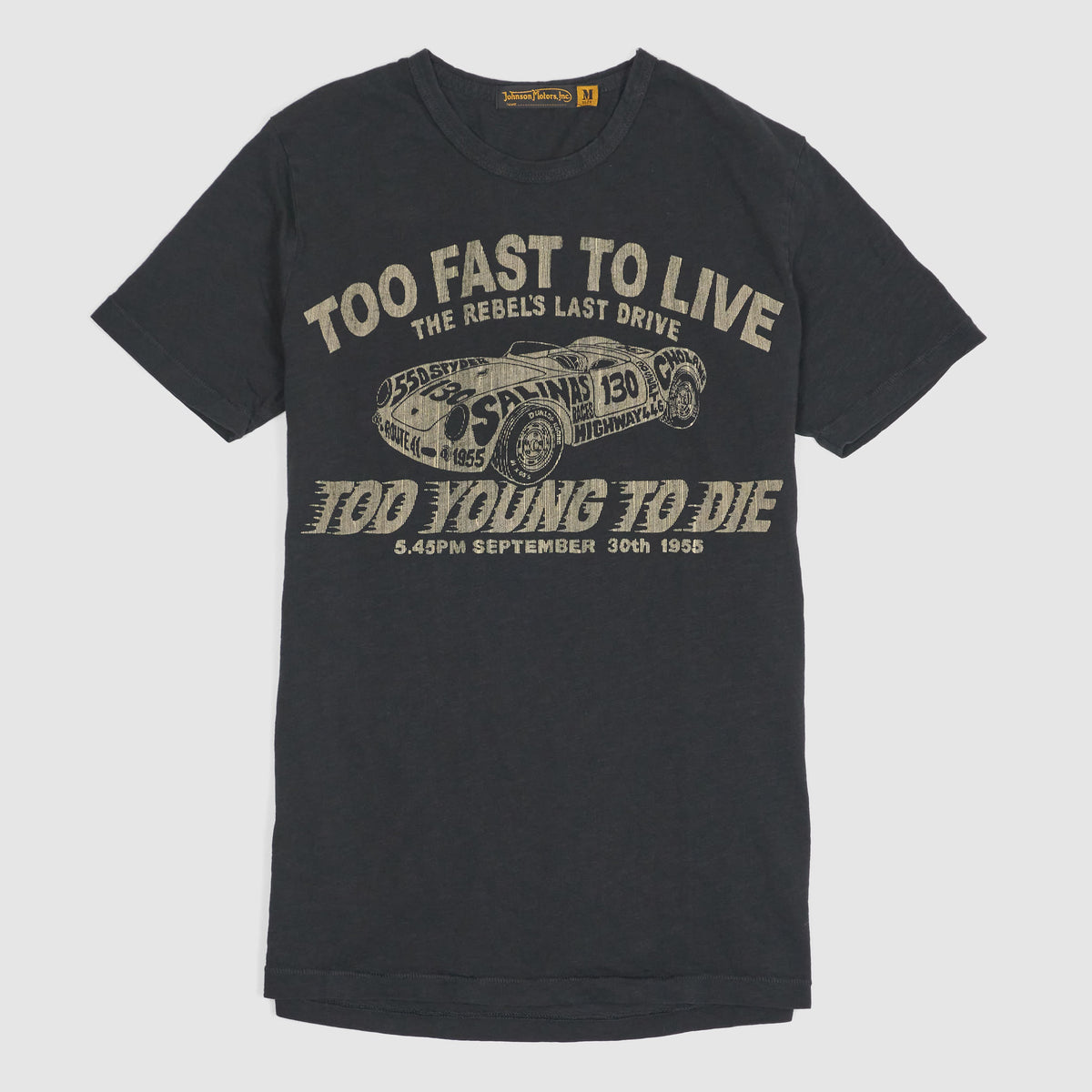 Johnson Motors Inc. To fast to live Crew Neck T-Shirts