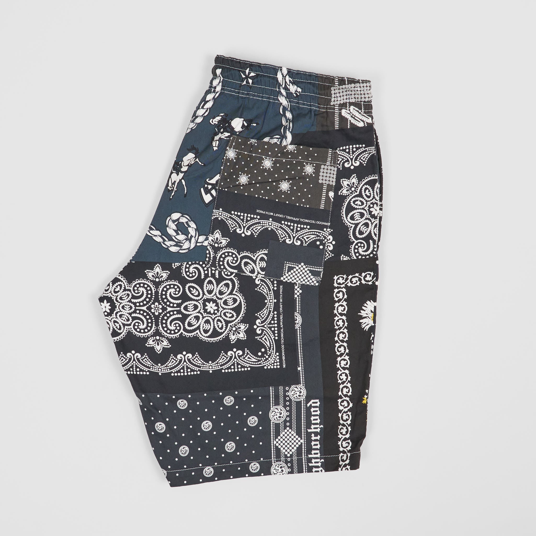 Neighborhood Bandana Paisley Bermuda Sport Shorts [Archive