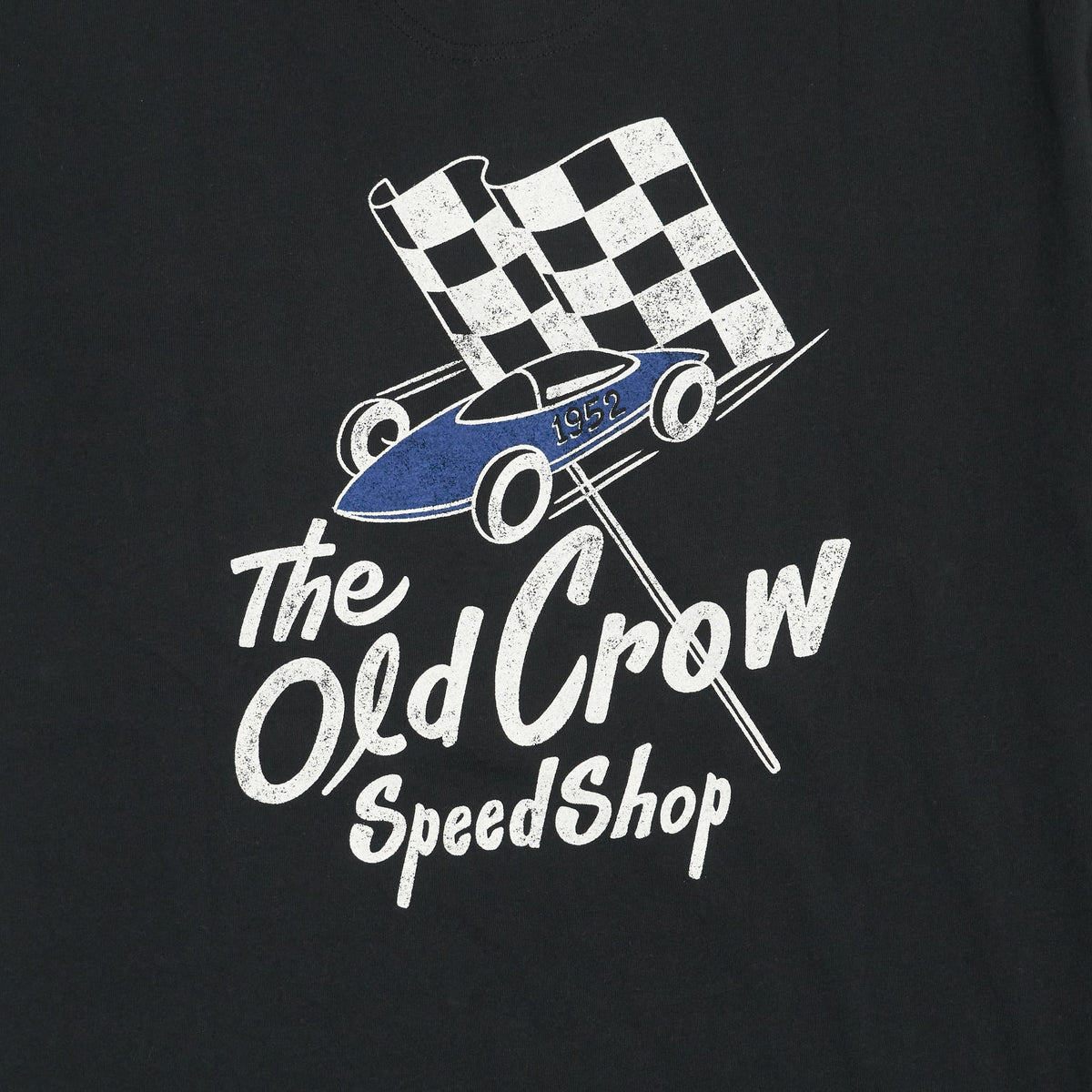 Old Crow Speed Shop by Glad Hand &amp; Co. Printed Short Sleeve Henley T-Shirt