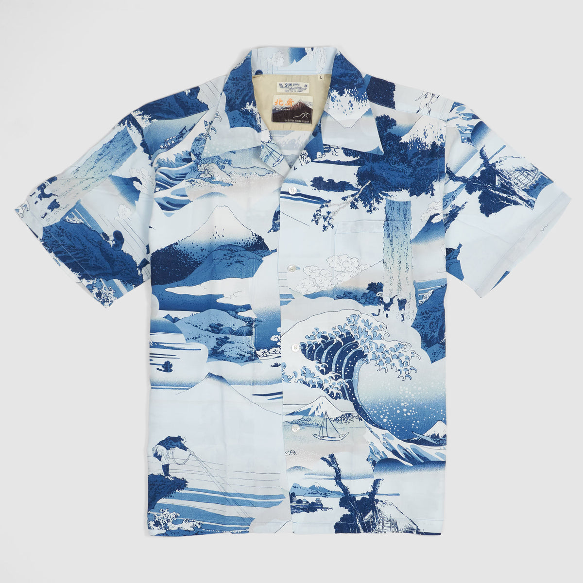 Sun Surf Limited Edition Hokusai Kajikazawa in Kai Province Hawaiian Shirt
