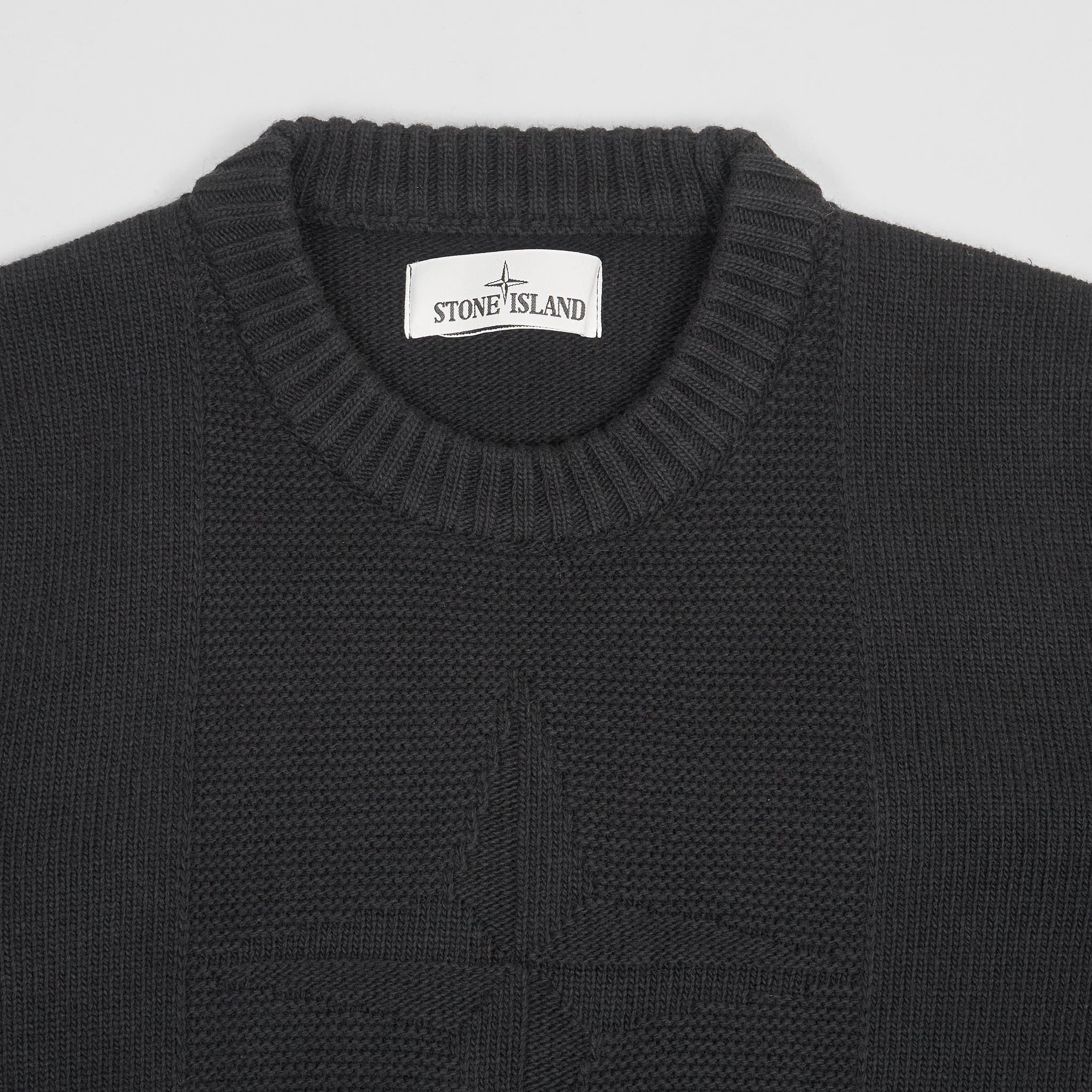Stone island jumper with logo on front top