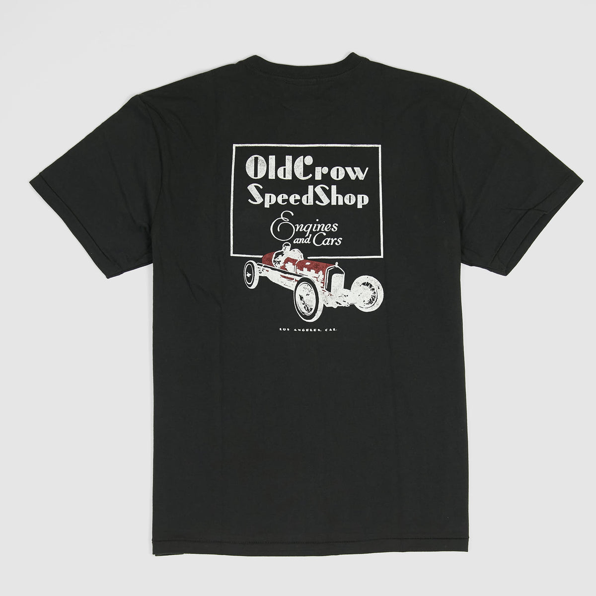 Old Crow Speed Shop by Glad Hand &amp; Co. Pocket Short Sleeve Crew Neck T-Shirt