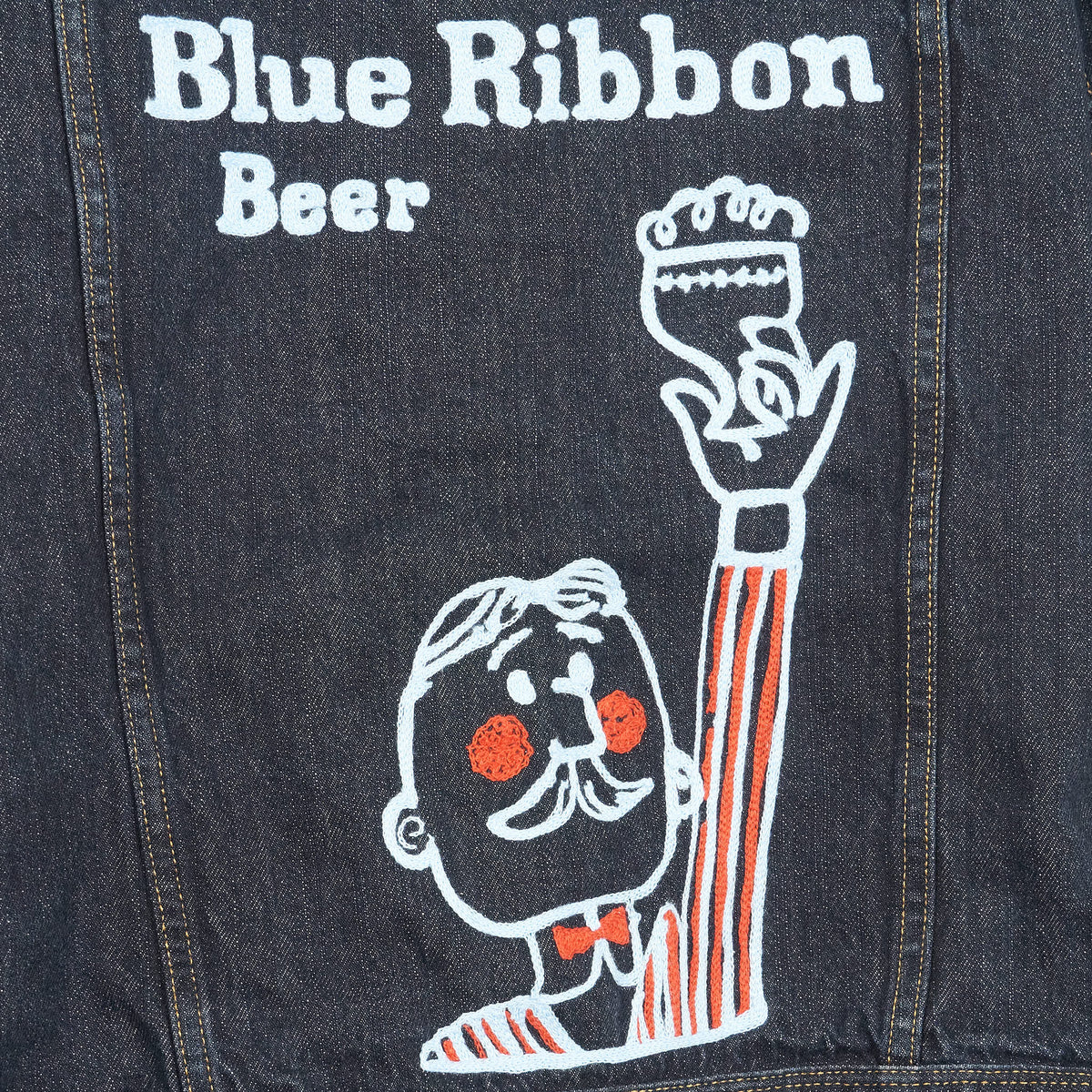 Original Kettenstich Pabst Blue Ribbon Denim Jacket