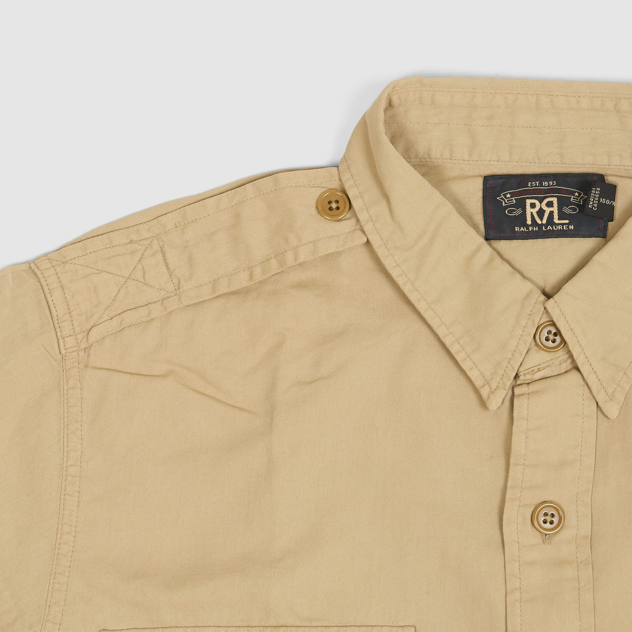 Double RL Military Long Sleeve Sport Shirts - DeeCee style