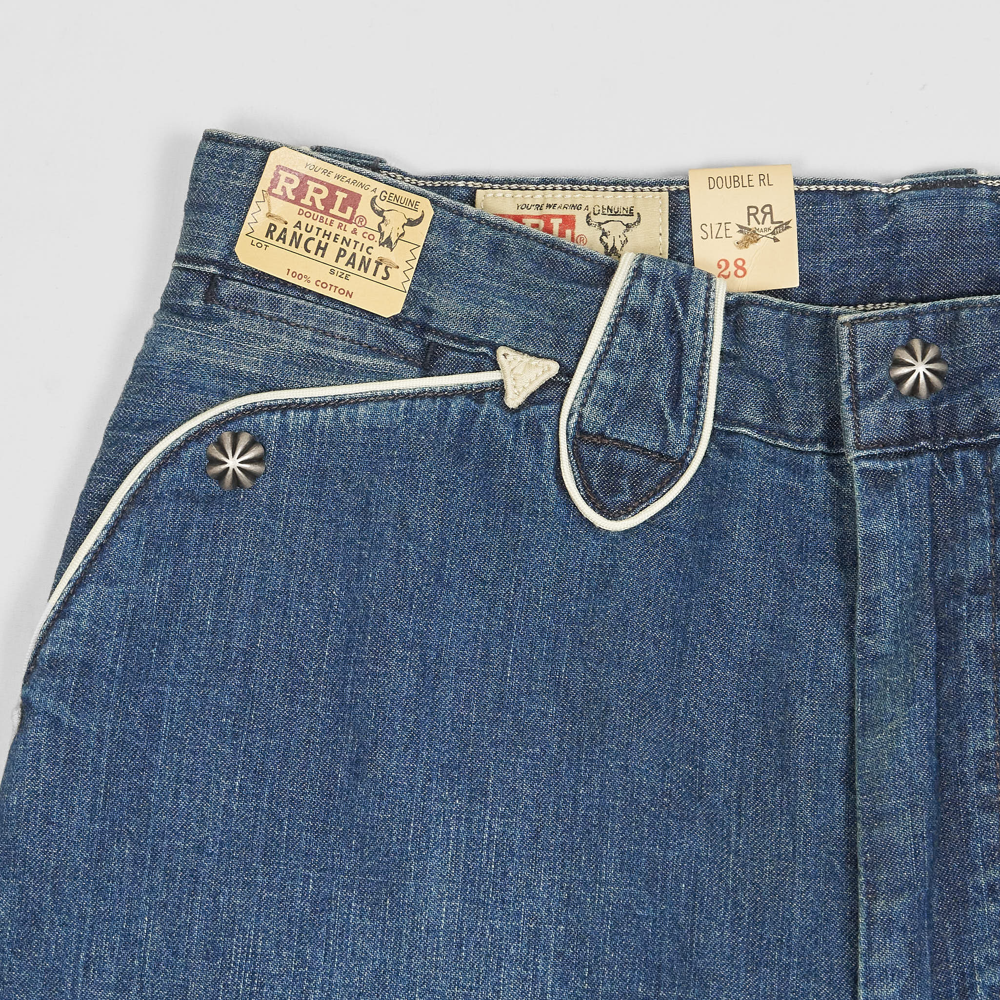 Double RL Ladies Andie Ranch Denim Jeans - DeeCee style