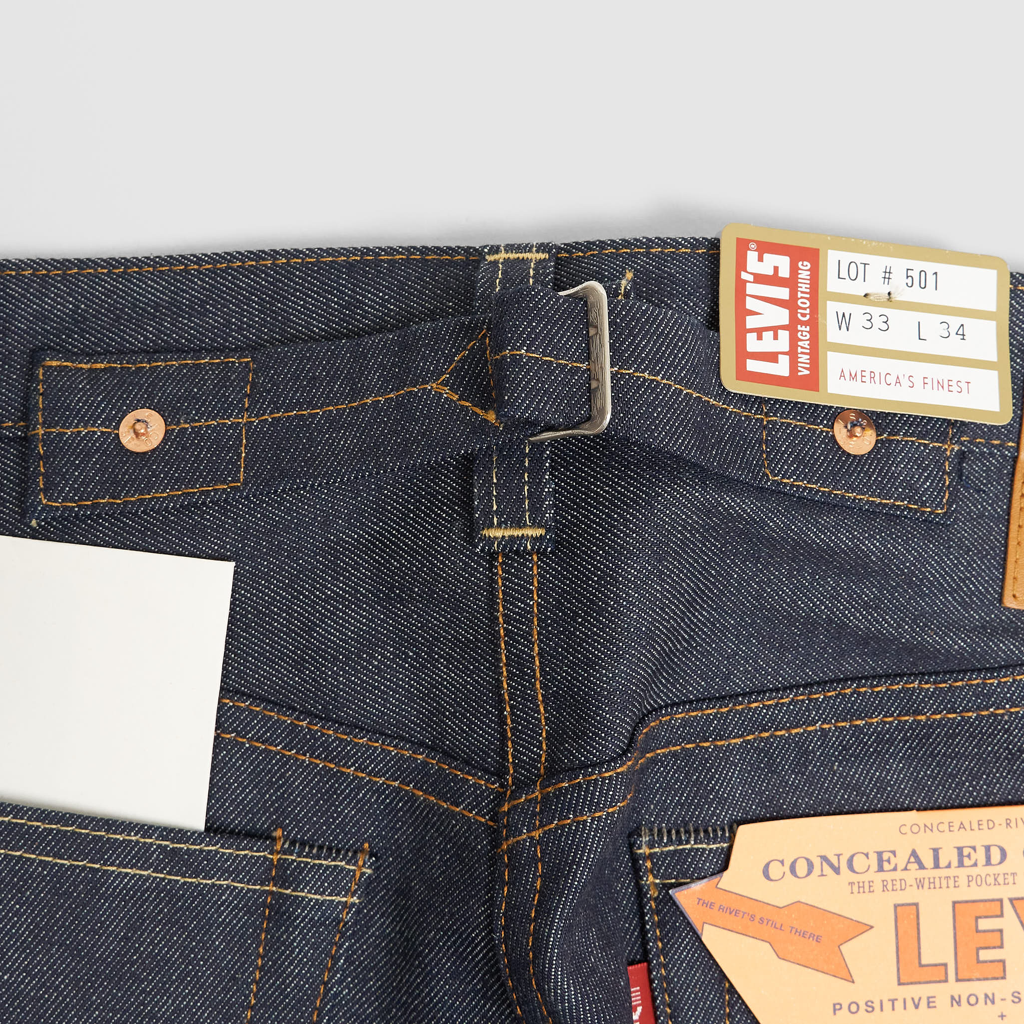 Levi's® Vintage Clothing 1937 501®XX 5-Pocket-Cinch back Jeans 