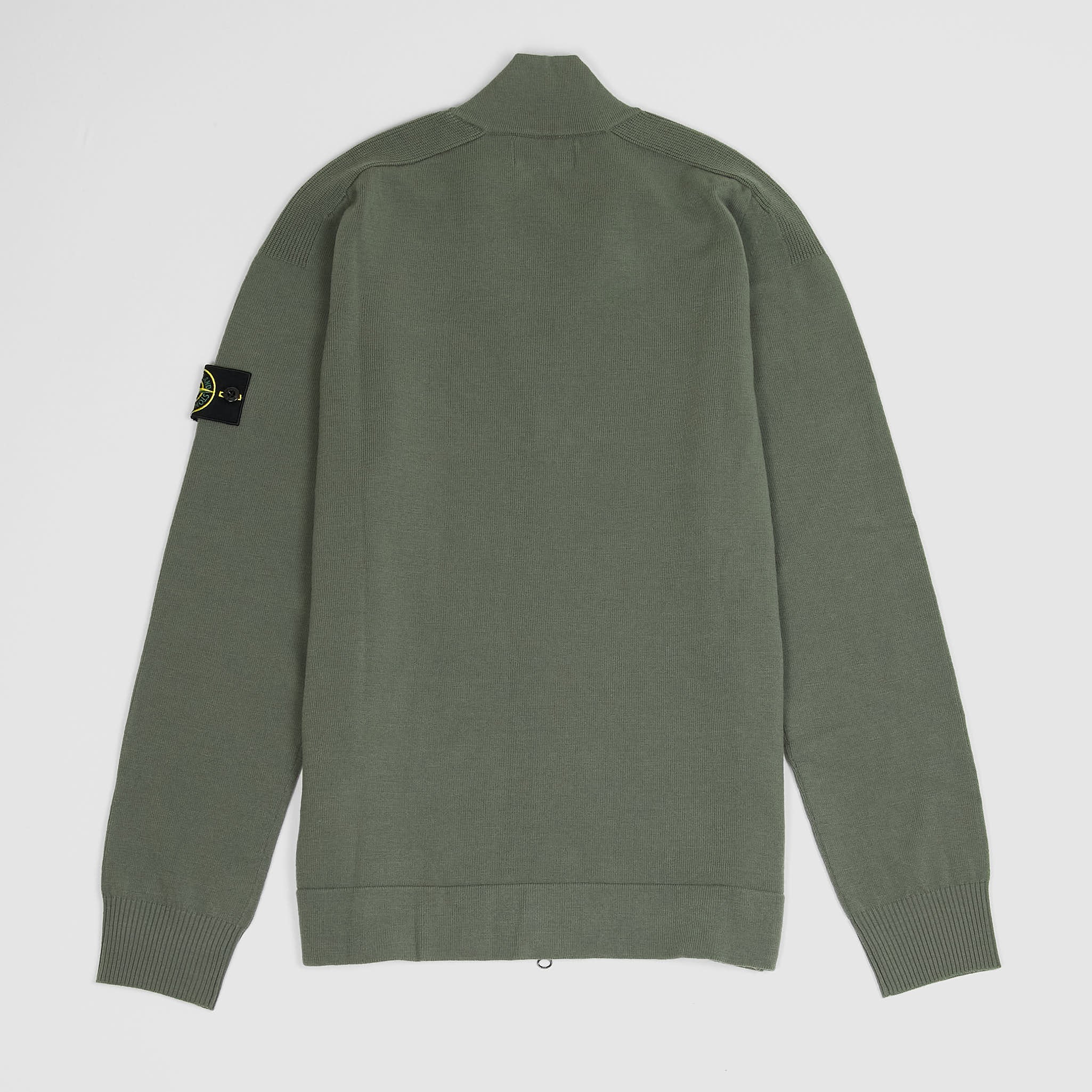Stone Island Knitted Full Zip Turtleneck Cardigan DeeCee style