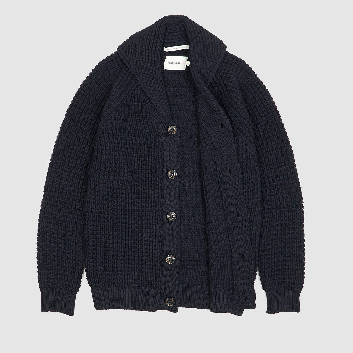 Peregrine Pure British Wool Shawl Cardigan DeeCee style