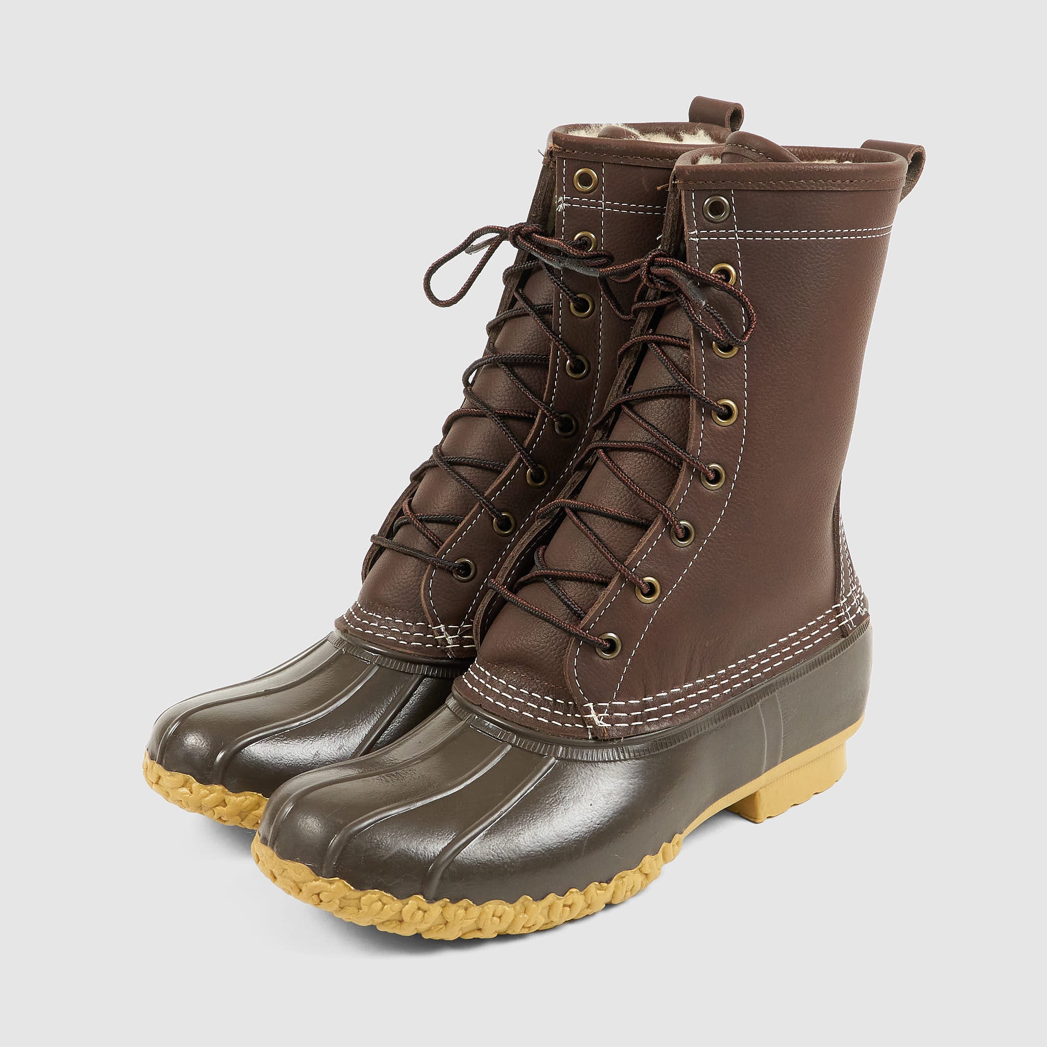 Ll bean cheap shearling boots womens