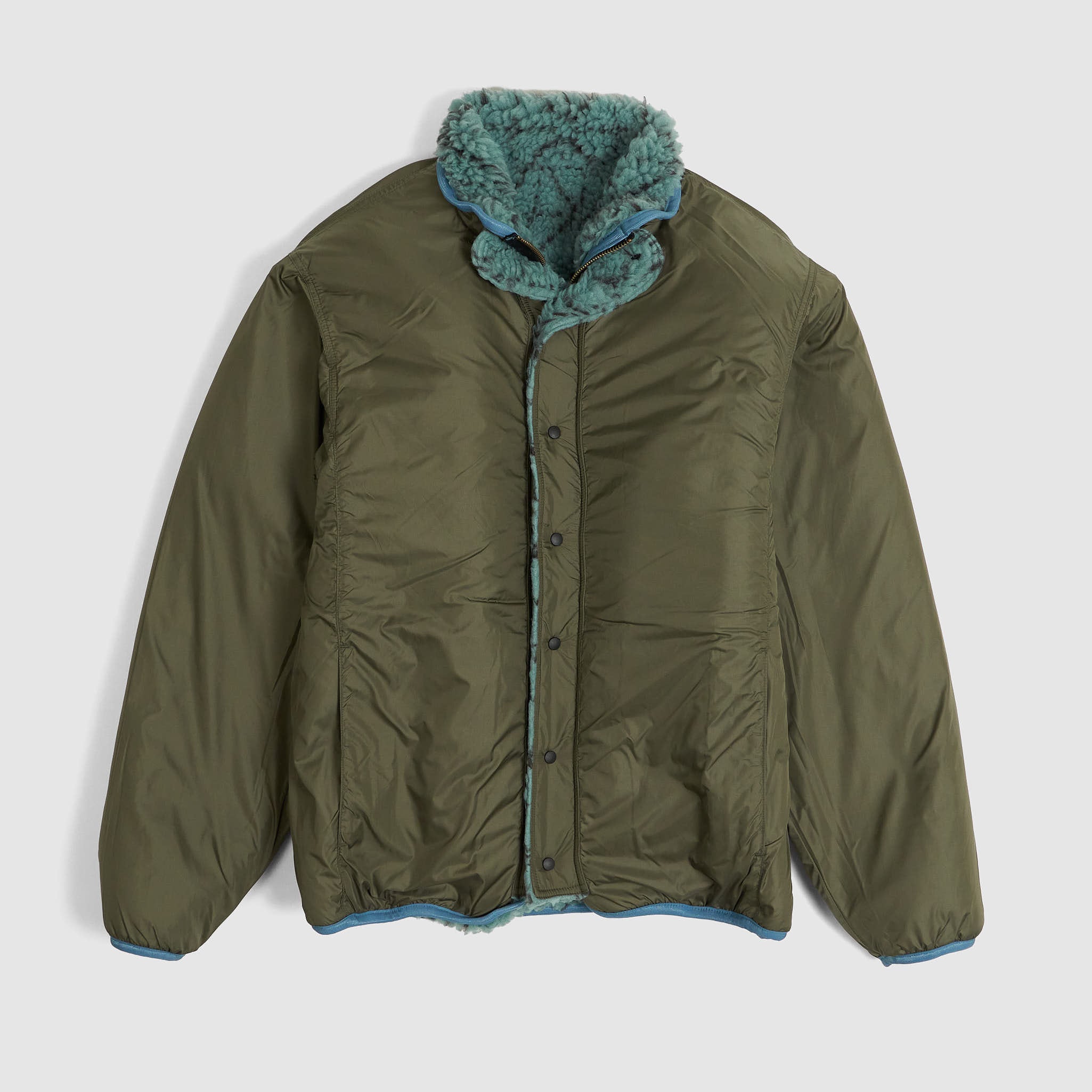Kapital Reversible Dogi Sashiko Boa Fleece Outdoor Jacket - DeeCee Kapital Reversible Dogi Sashiko Boa Fleece Outdoor Jacket - DeeCee