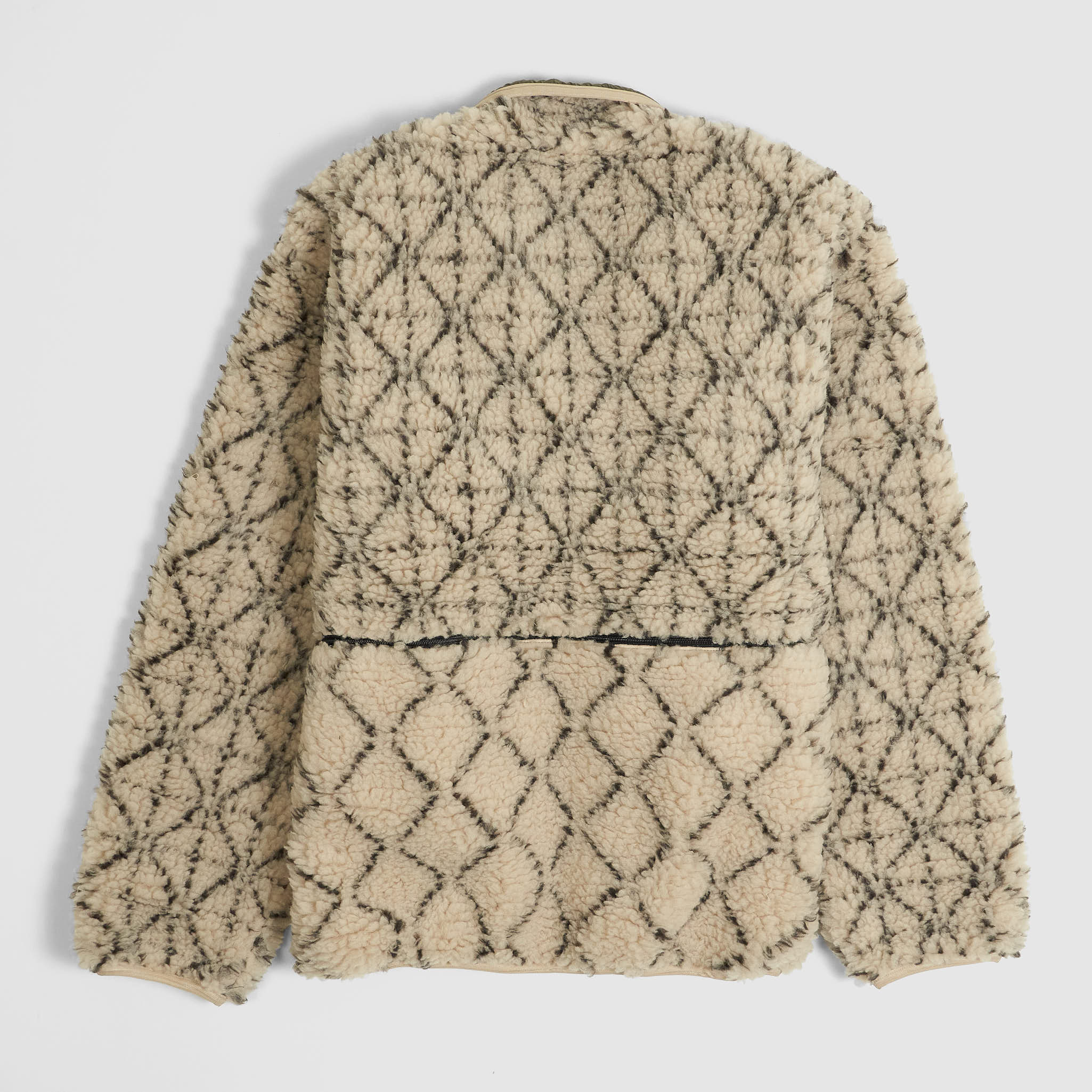 Kapital Reversible Dogi Sashiko Boa Fleece Outdoor Jacket - DeeCee