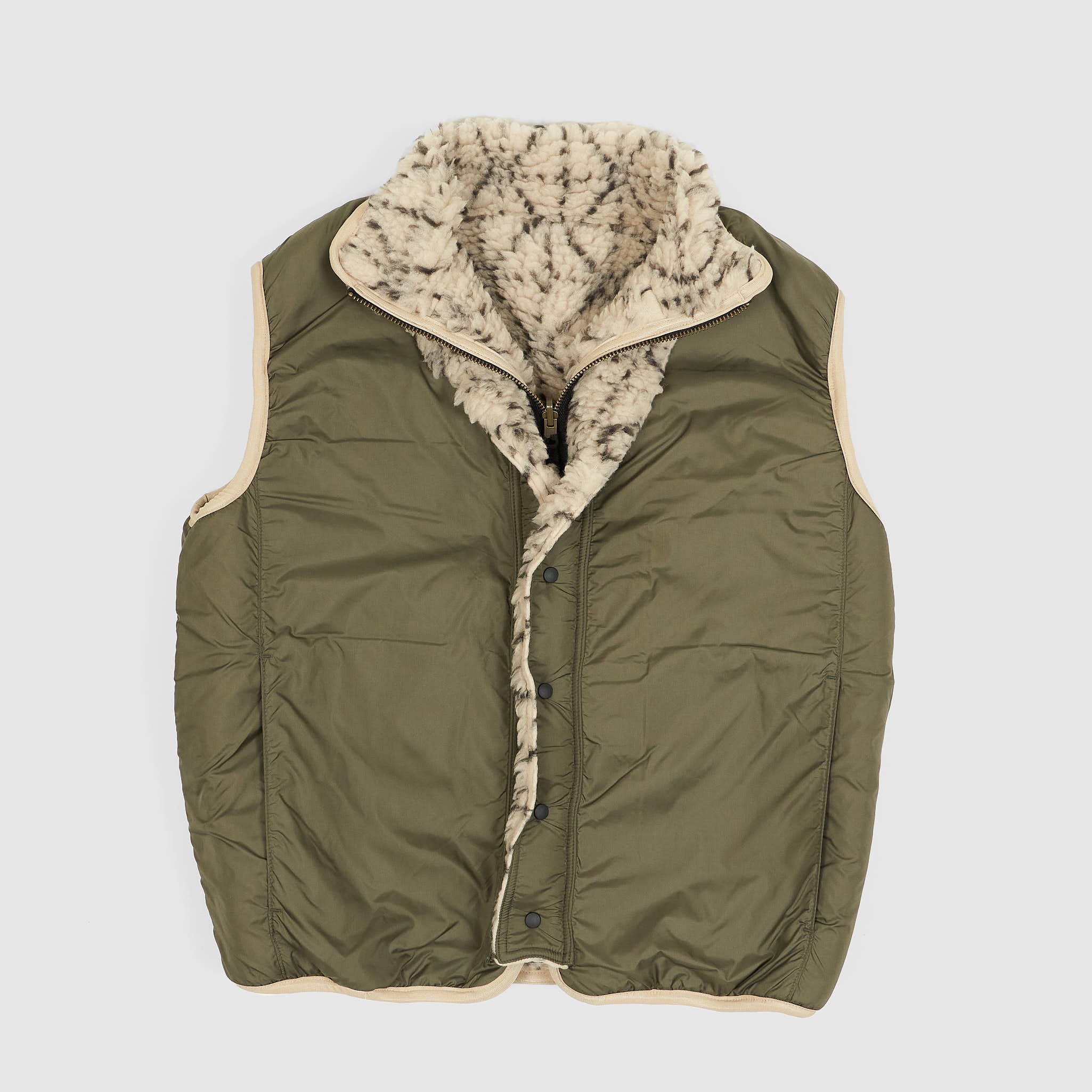 BOA VEST SET QUILTING COAT カーキ/Ameri