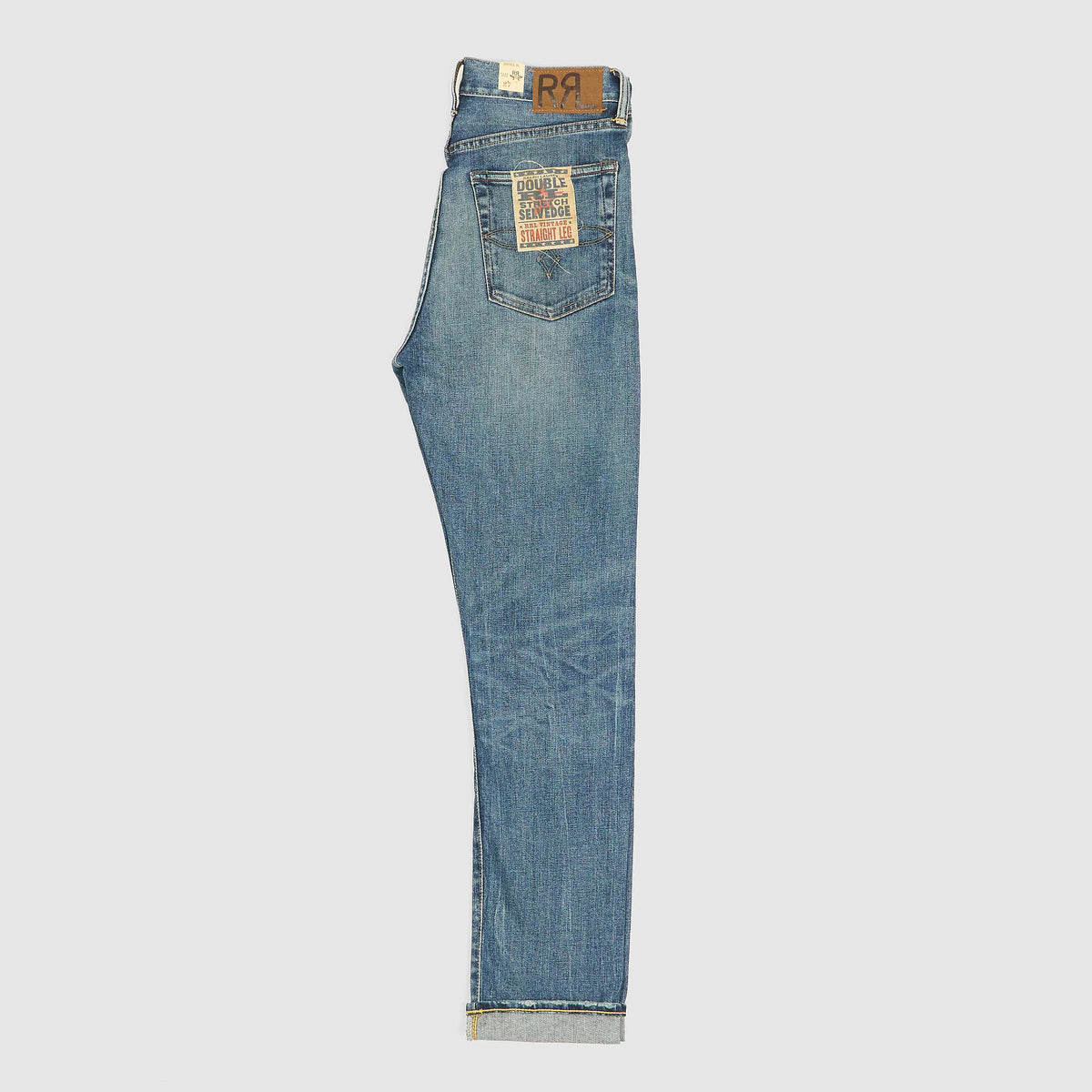 Double RL Ladies Stretch Selvedge Straight Leg Selvage Denim Jeans - DeeCee  style
