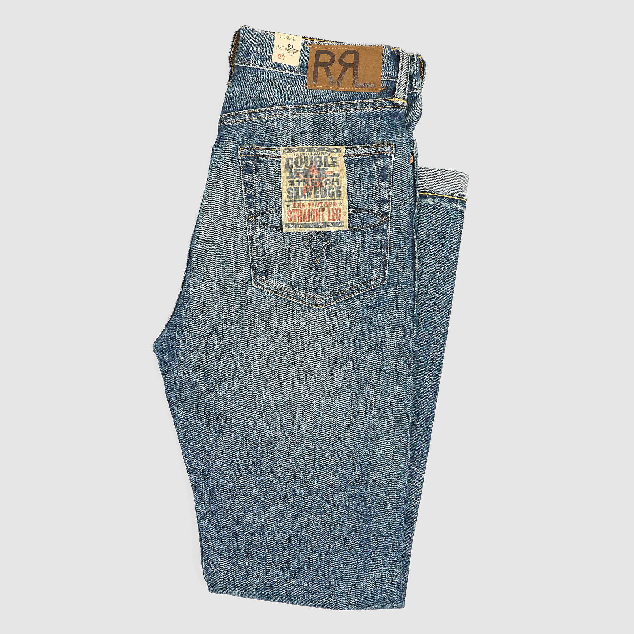 RRL straight leg RIGID W30L30 DOUBLE RL SUPPLY CO. ストレート