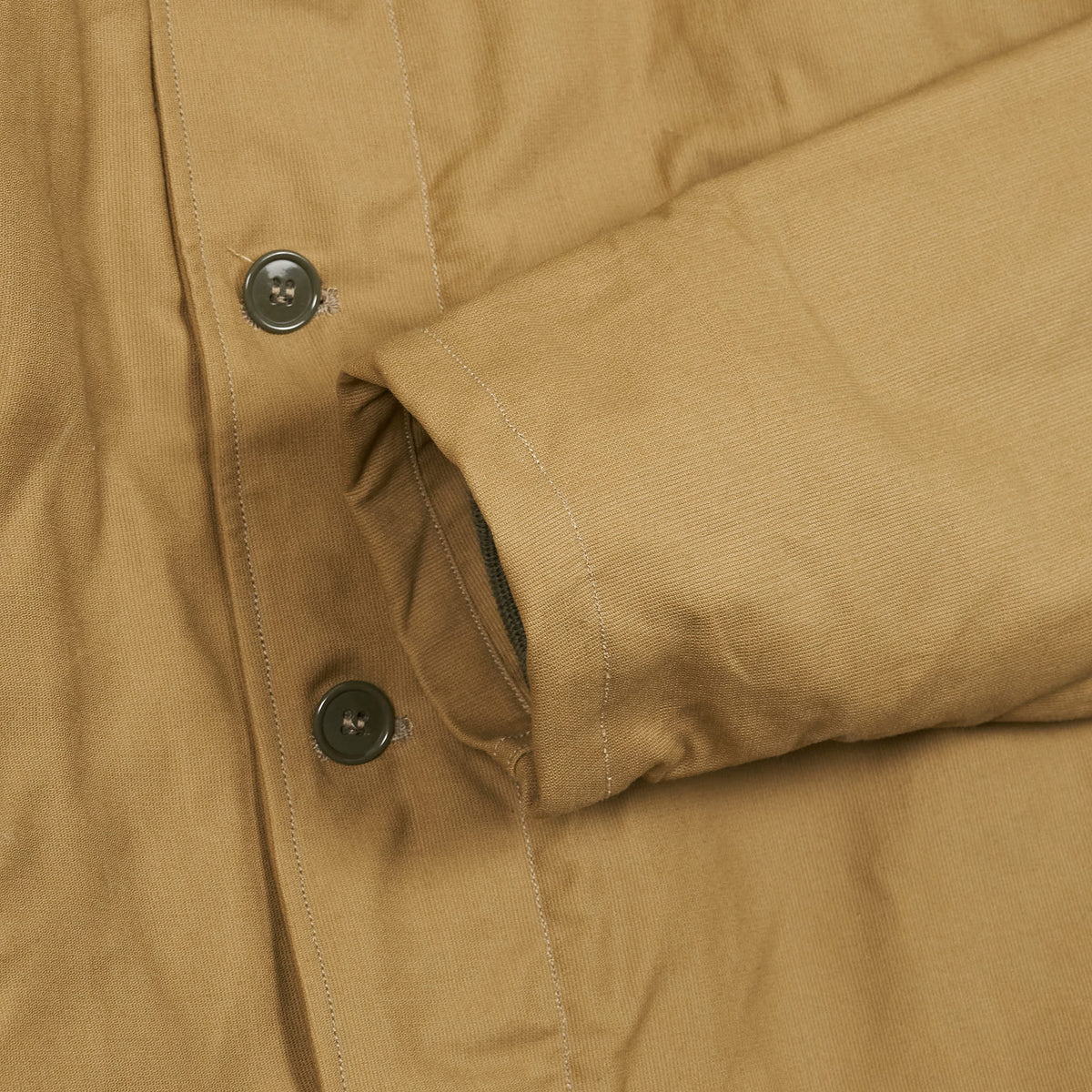 Buzz Rickson&#39;s N1 Deck-Jacket Jungle Cloth Khaki USN