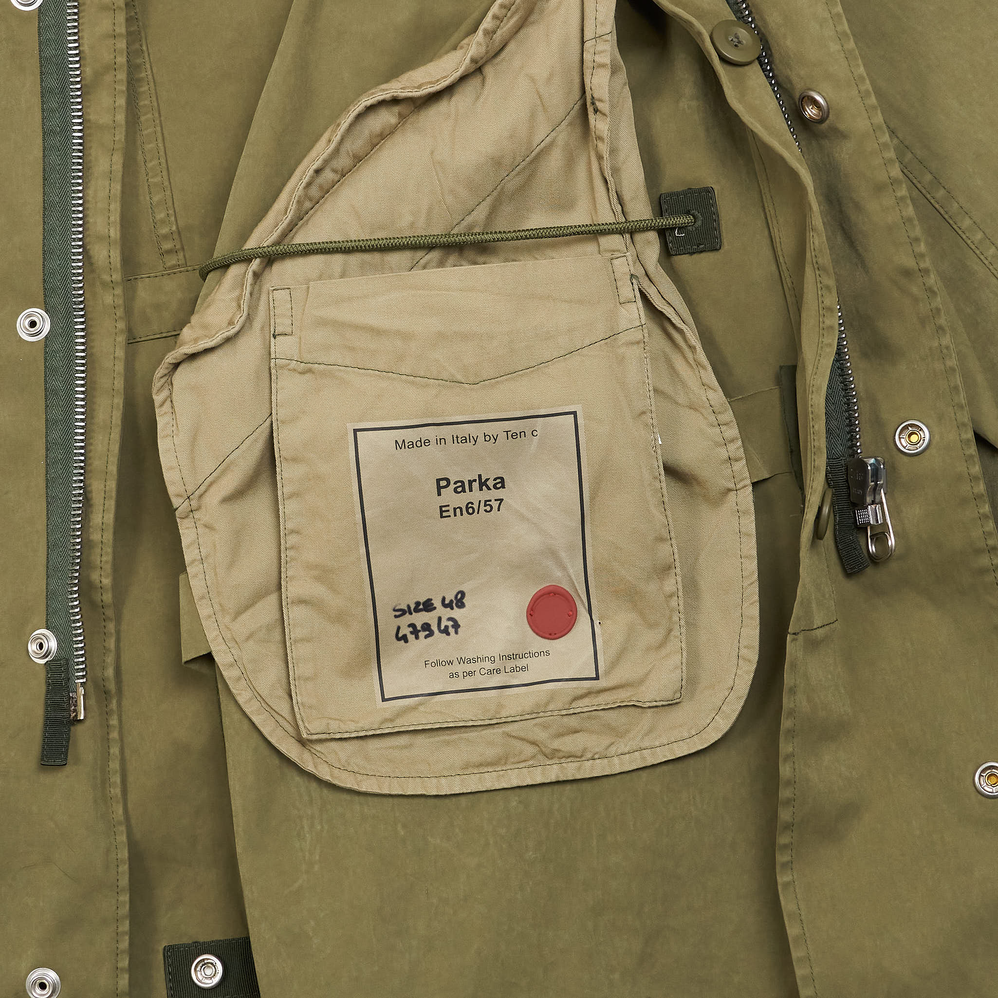 Ten c Fishtail Parka Unlined - DeeCee style