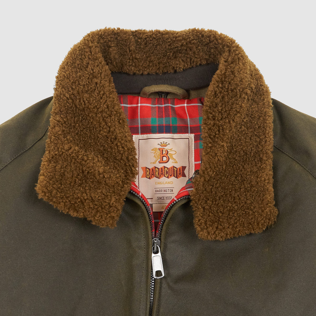 Baracuta G9 Winter-Wax Eco Curly Fur Jacket