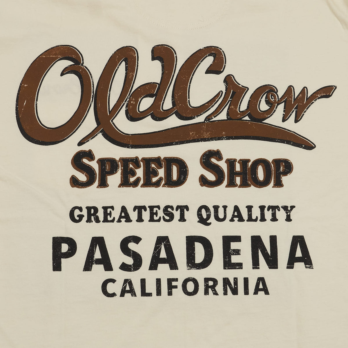 Old Crow Speed Shop by Glad Hand &amp; Co. Printed Pocket Henley T-Shirt