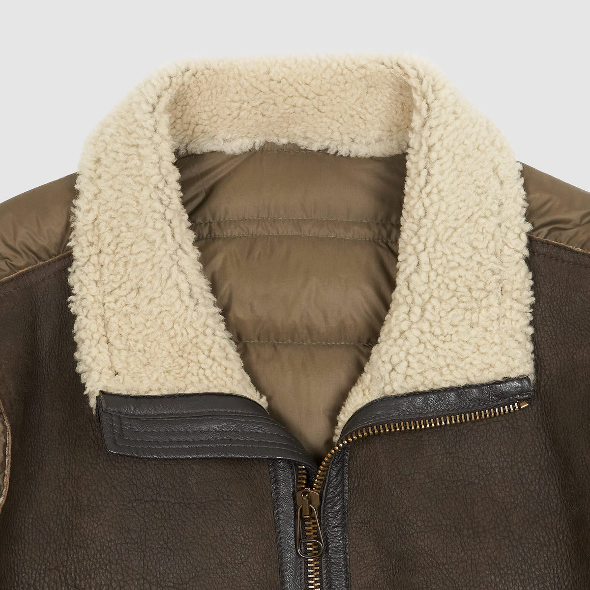 Ten c  Down Liner with Shearling Front