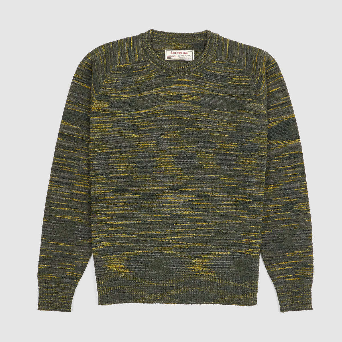 Anonymous Ism Boucle Crew Neck Pullover