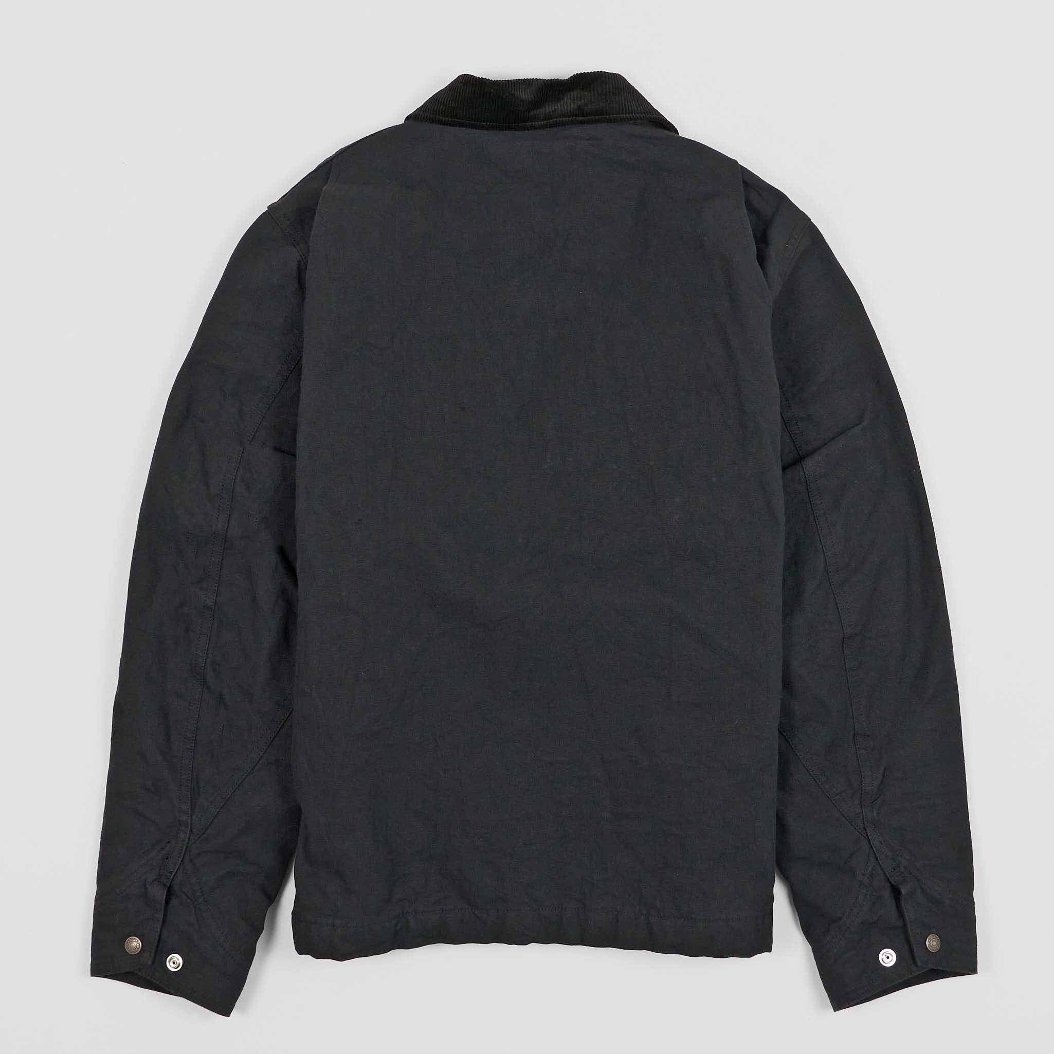 Sugar Cane Sulfide Heavy Canvas Oversized Zip Jacket - DeeCee style