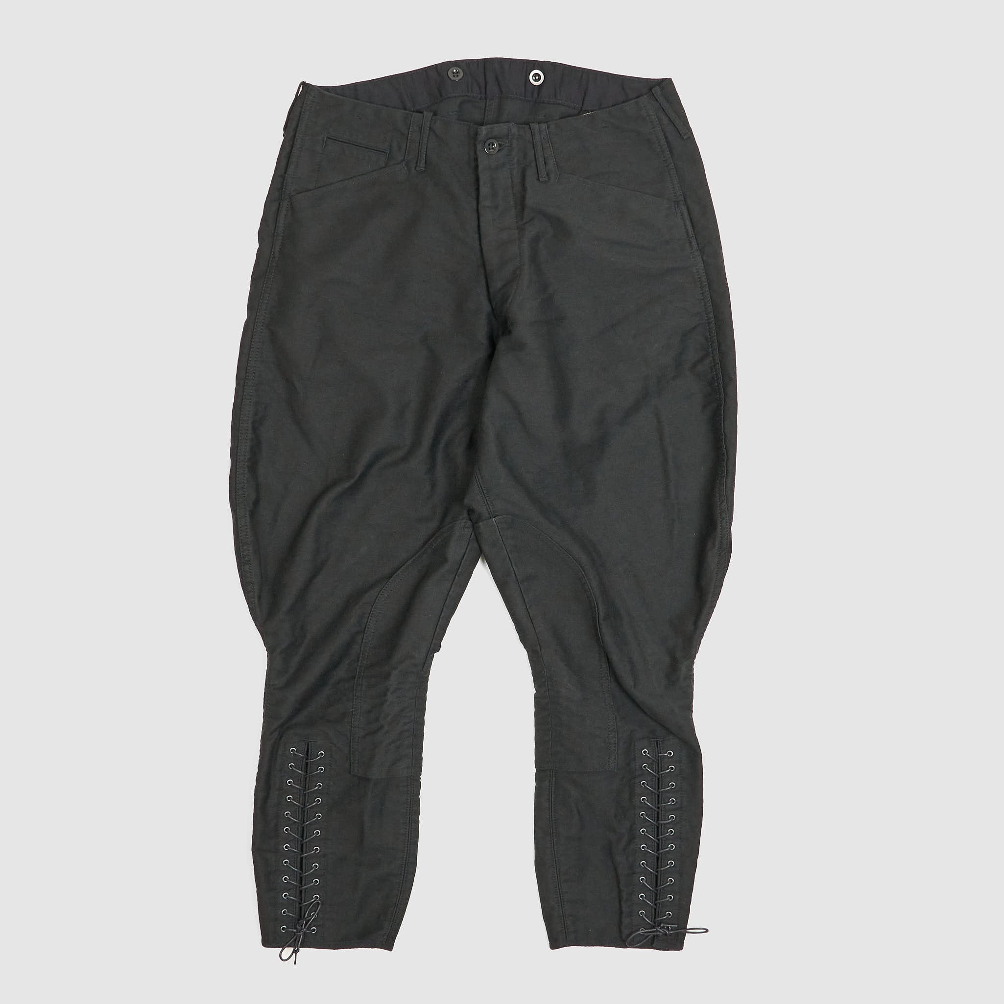 Black Sign Oiled Moleskin Winter Sheriff Breeches - DeeCee style