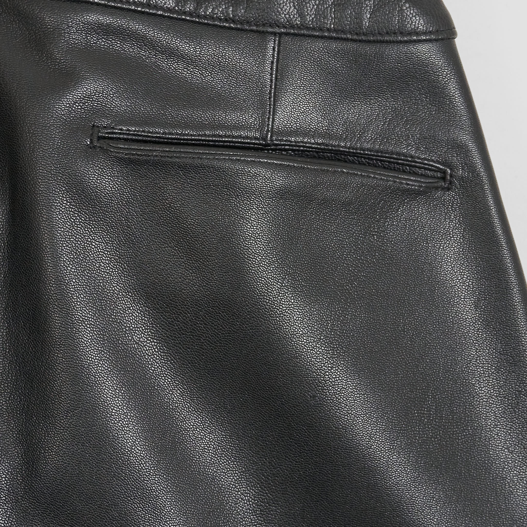 Black Sign Oiled Leather Sheriff Breeches - DeeCee style