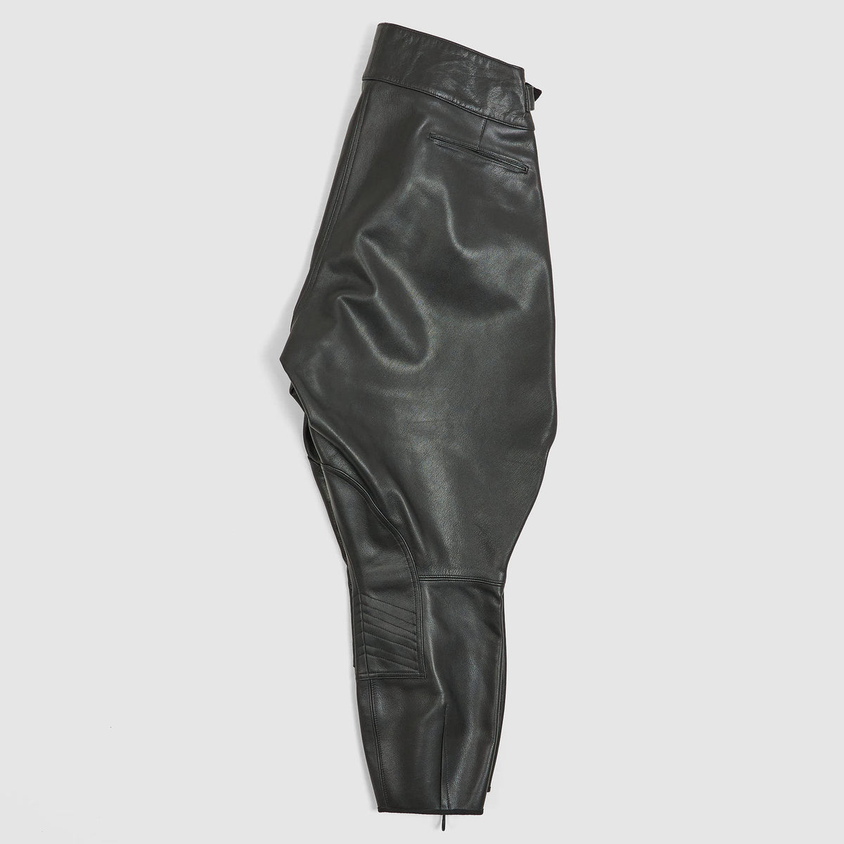 Black Sign Oiled Leather Sheriff Breeches