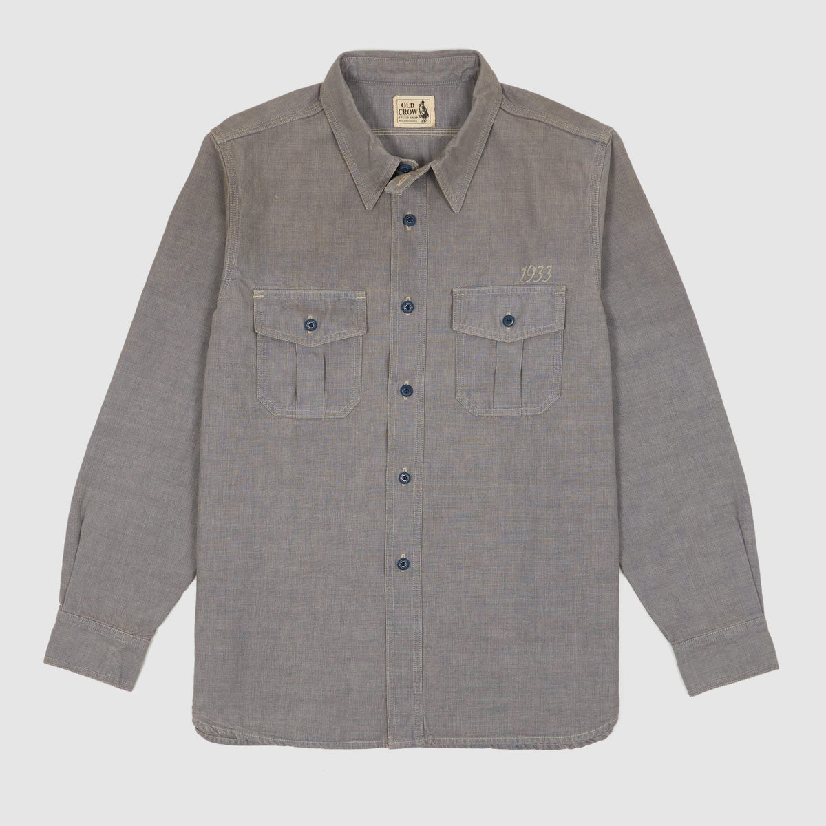 Old Crow Speed Shop by Glad Hand &amp; Co. Embroidered Work Shirt