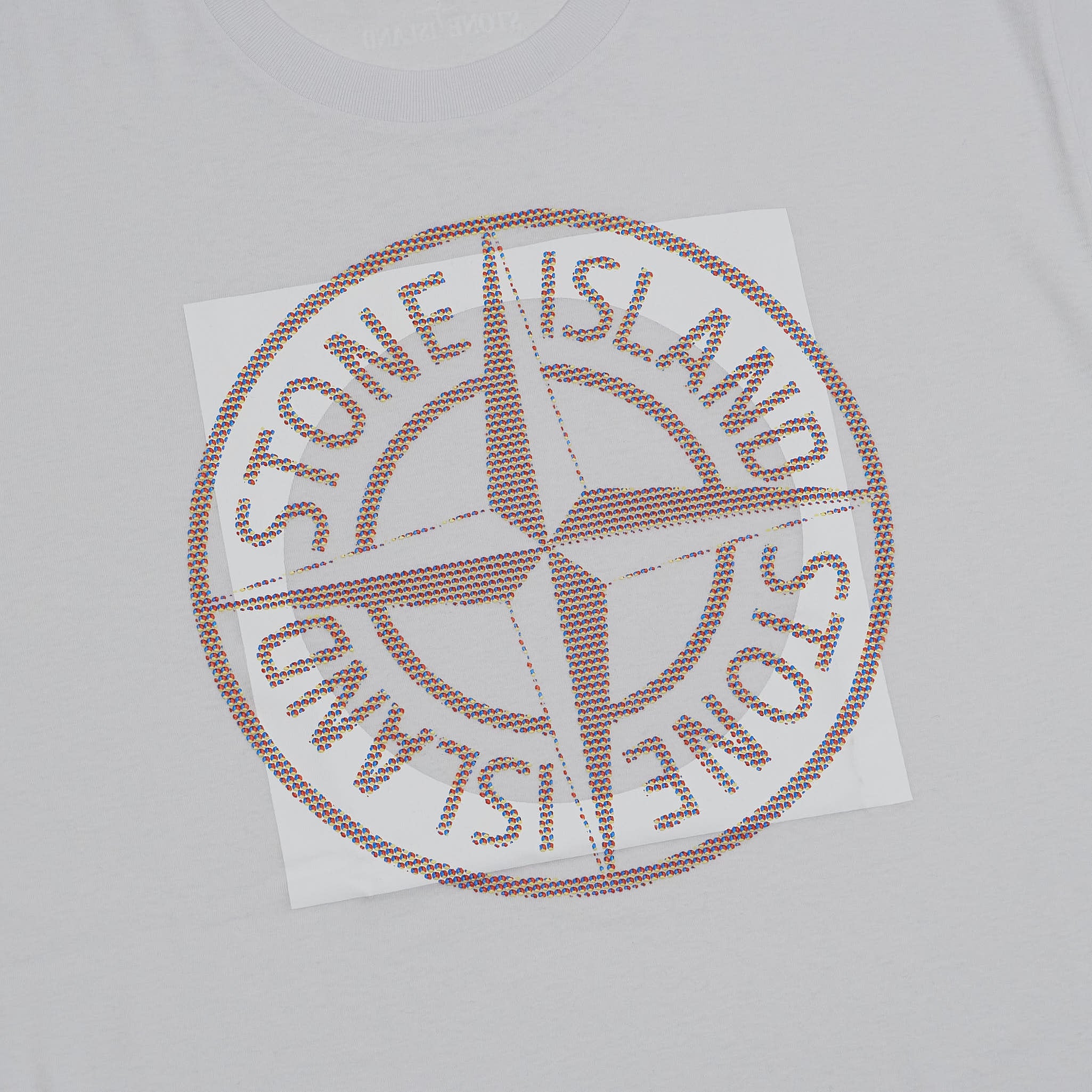 Stone island big logo t shirt on sale