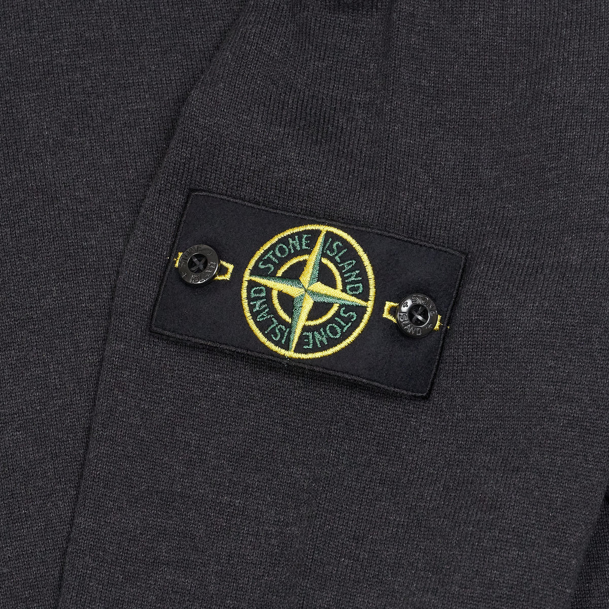 Stone Island Crew Neck Knitted Cotton Pullover