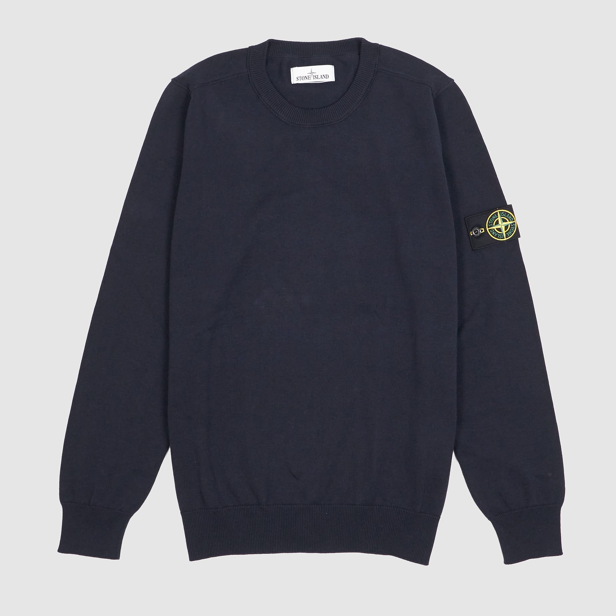 Stone island navy crew neck discount