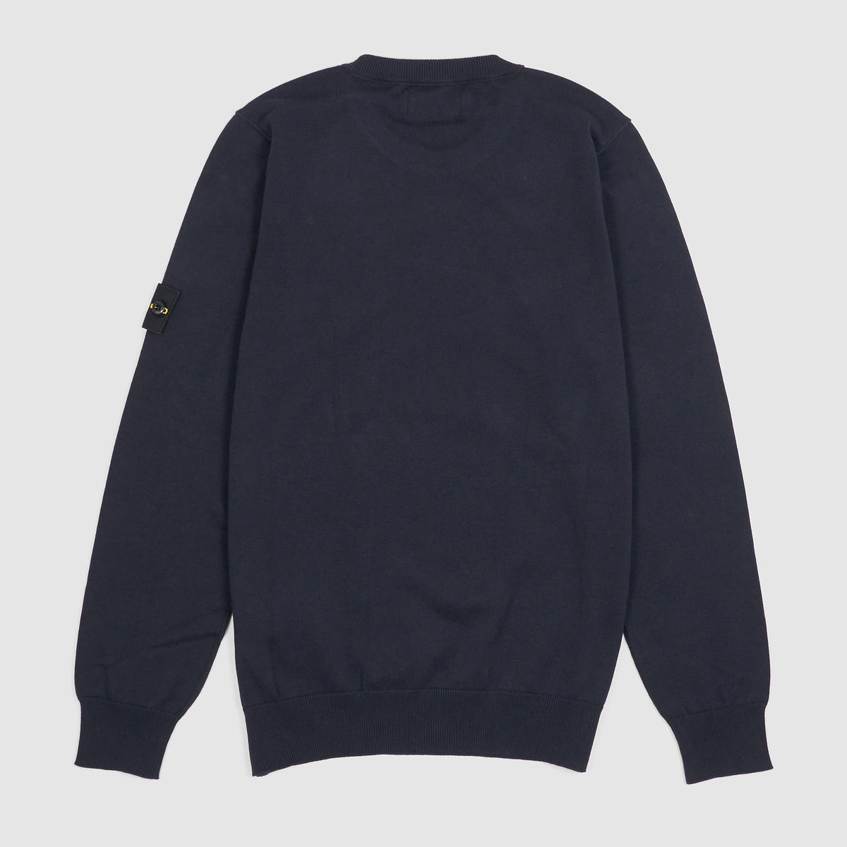 Stone Island Crew Neck Knitted Cotton Pullover