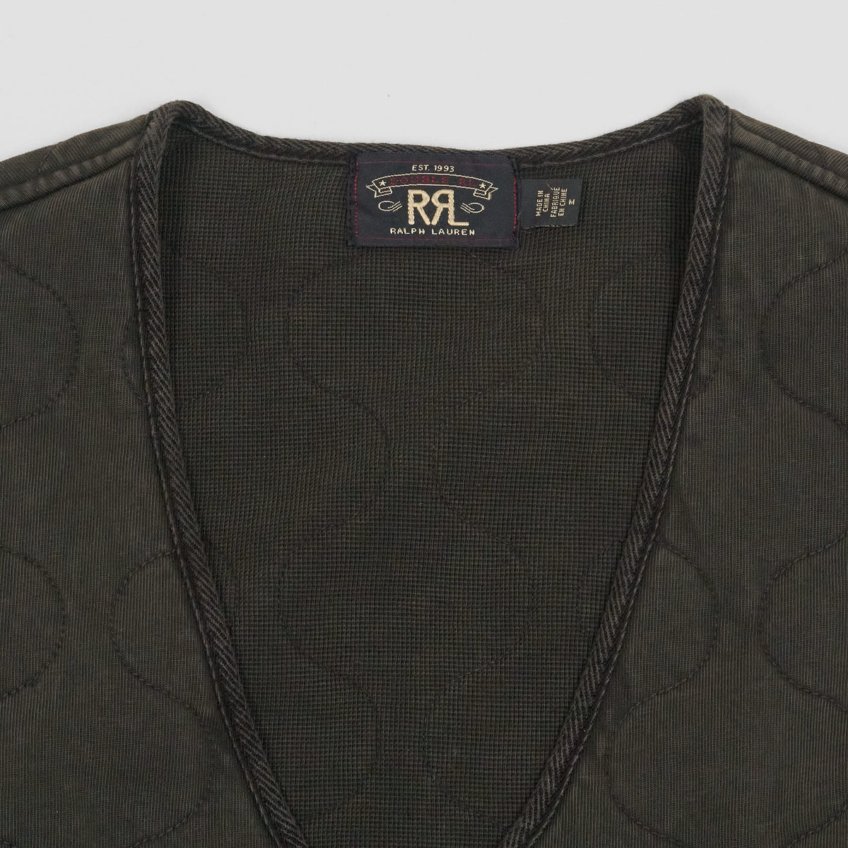 Double RL Quilted Cotton Vest
